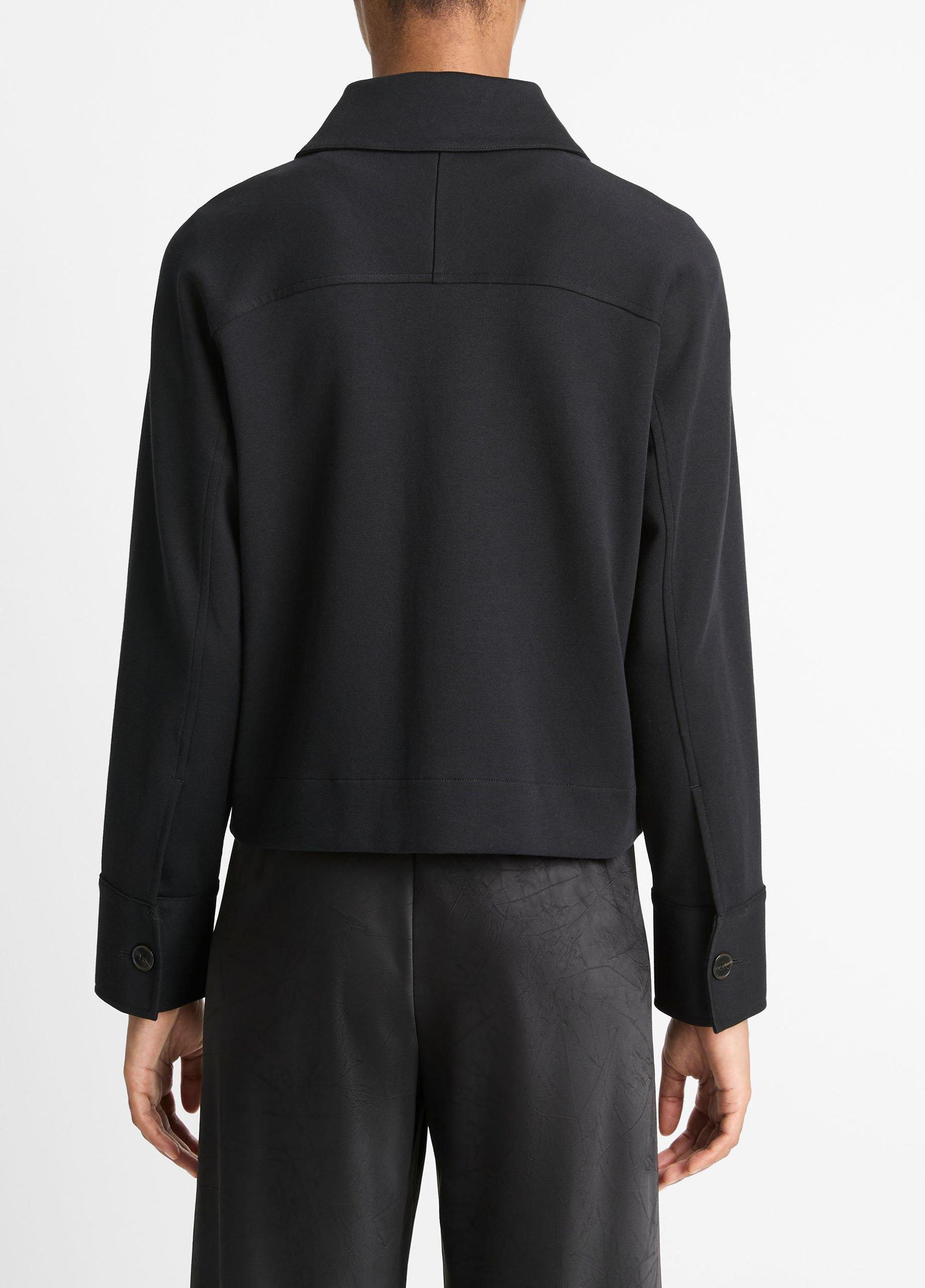 Cotton-Blend Shirt Jacket Product Image