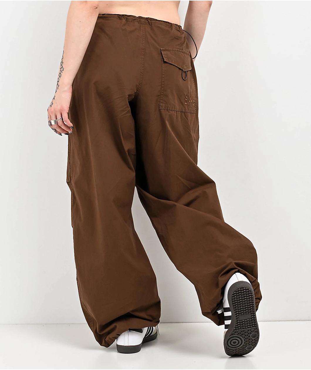 Empyre Lola Brown Parachute Pants Product Image