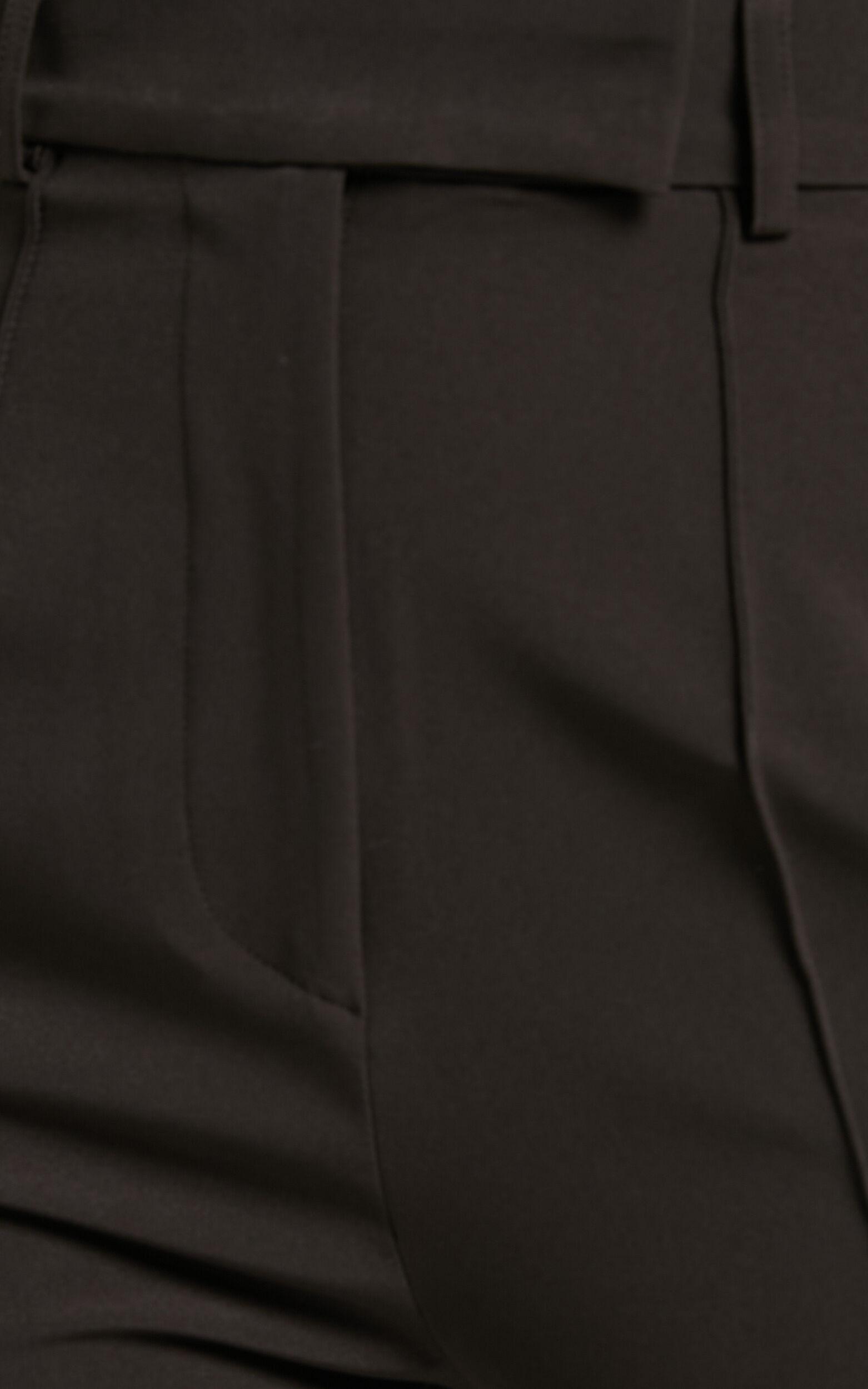 Rogers Pants - High Waisted Pants in Charcoal Product Image