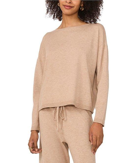 Vince Camuto Coordinating Crew Neck Long Sleeve Top Product Image