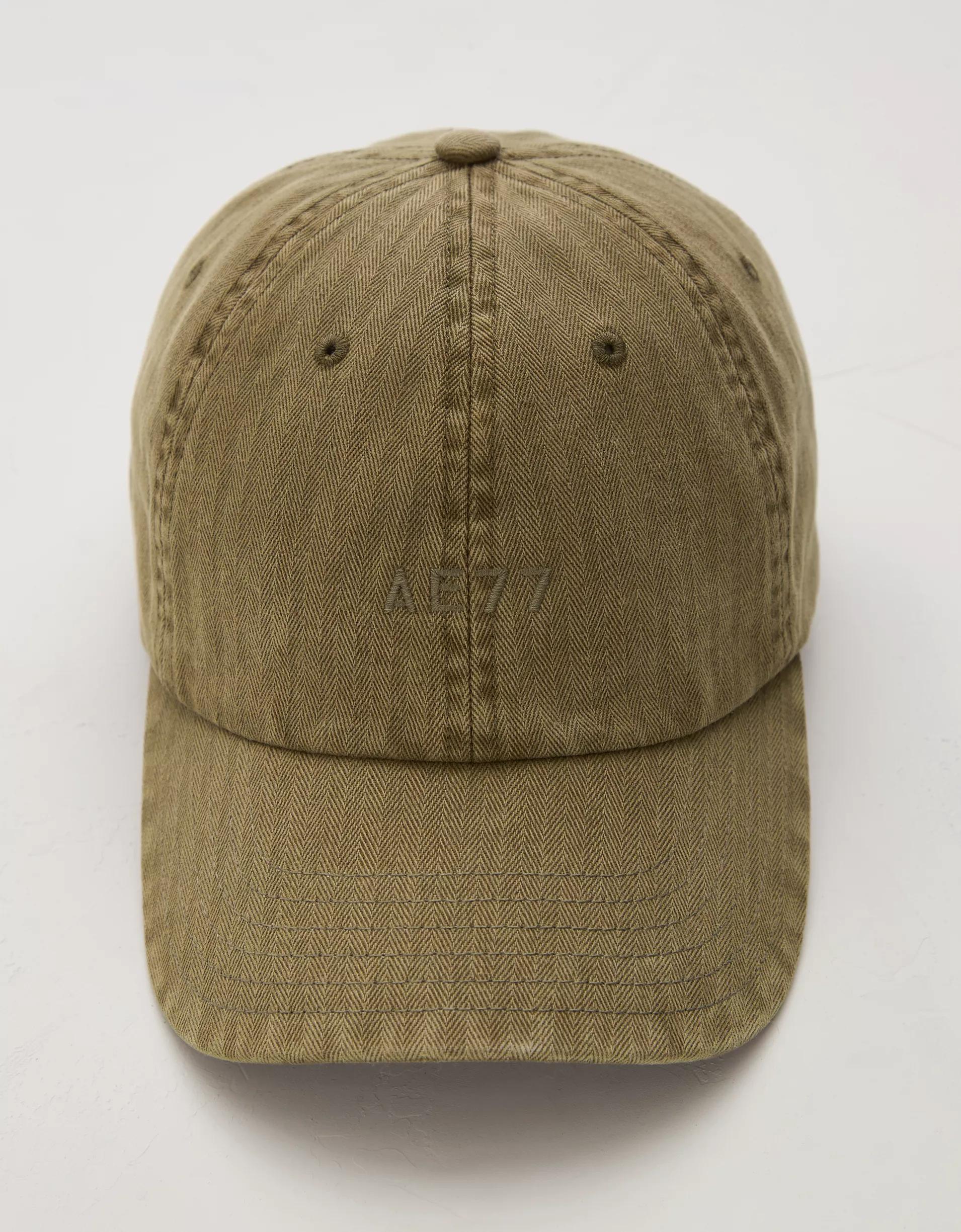AE77 Premium Herringbone Baseball Hat Product Image