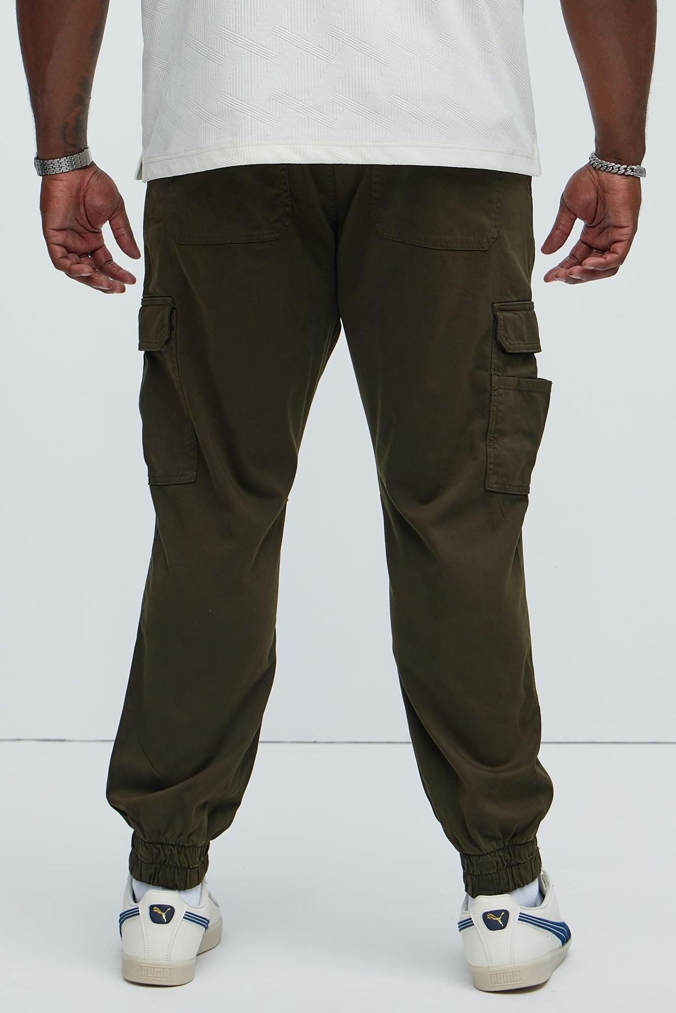 Slim Kryptonite Cargo Jogger - Olive Product Image