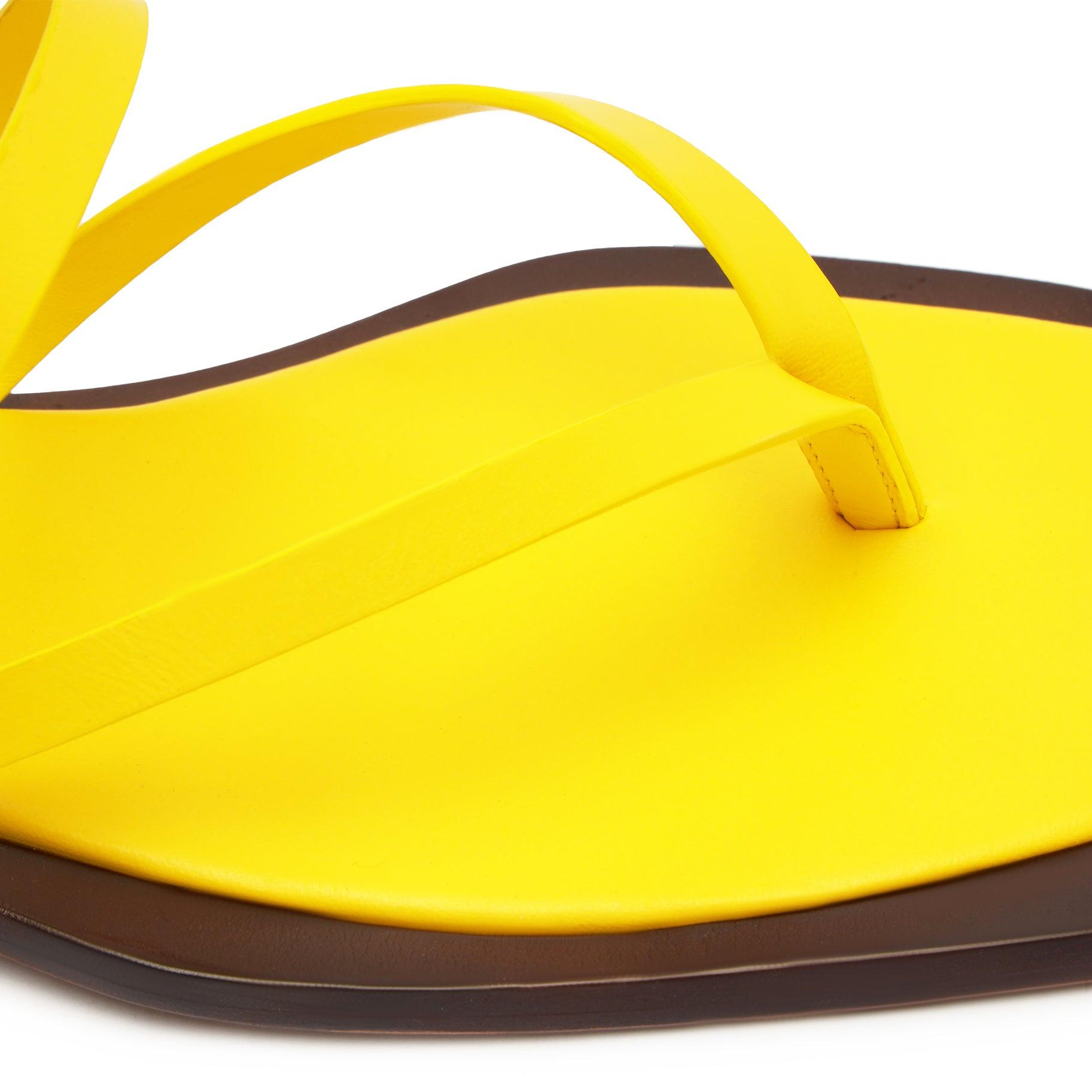 Rania Leather Flat Sandal Female Product Image