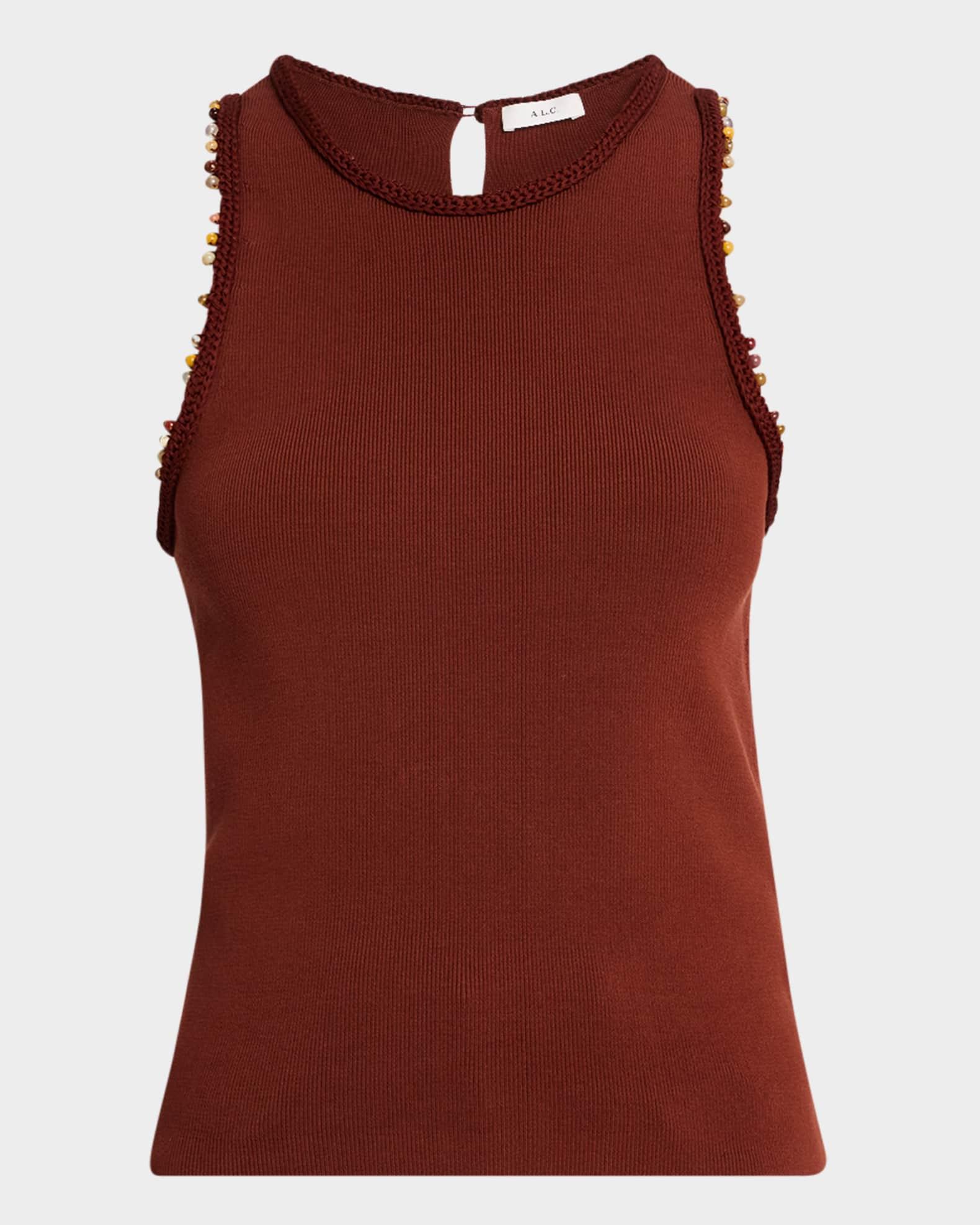 Nelly Bead-Trim Tank Top  Product Image
