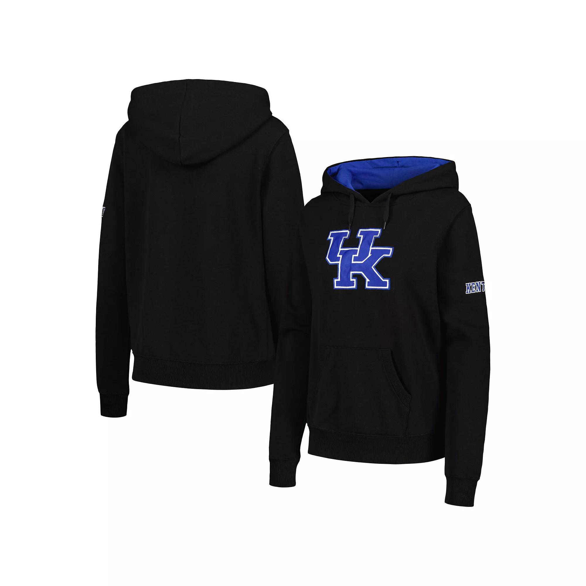 Women's Colosseum Black Kentucky Wildcats Big Logo Pullover Hoodie,  Product Image