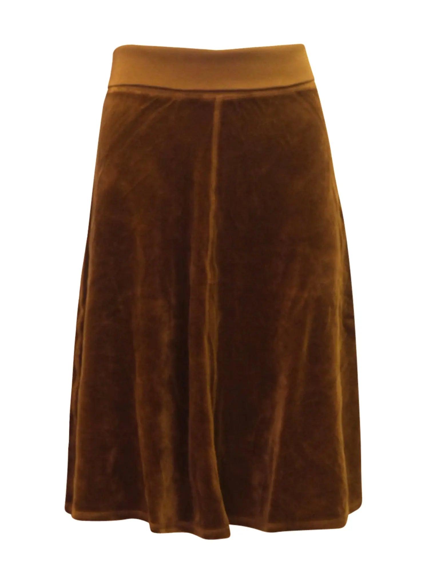 Hard Tail Velour Flair Skirt V-127 Product Image