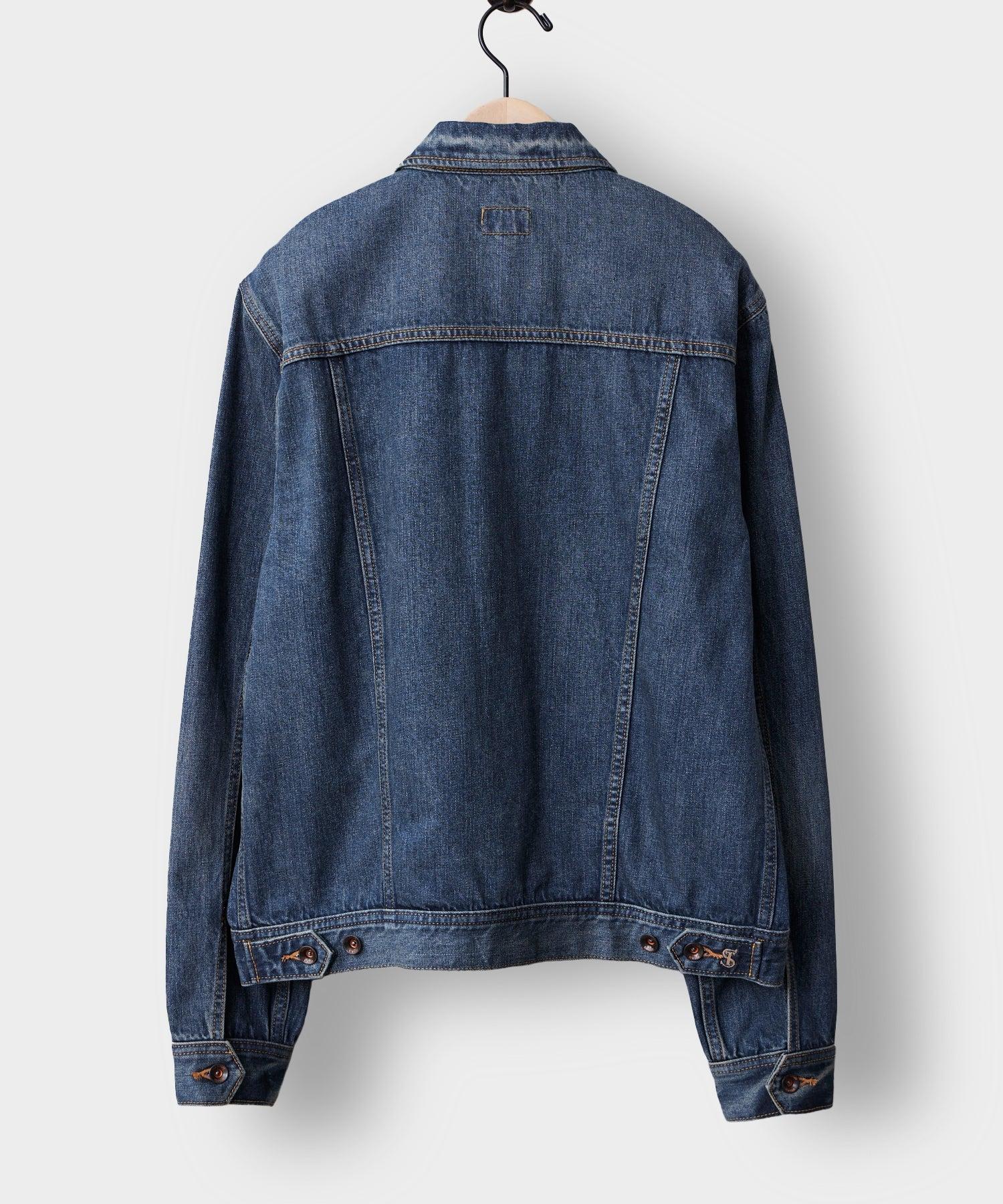 Selvedge Denim Jacket in Medium Wash Product Image