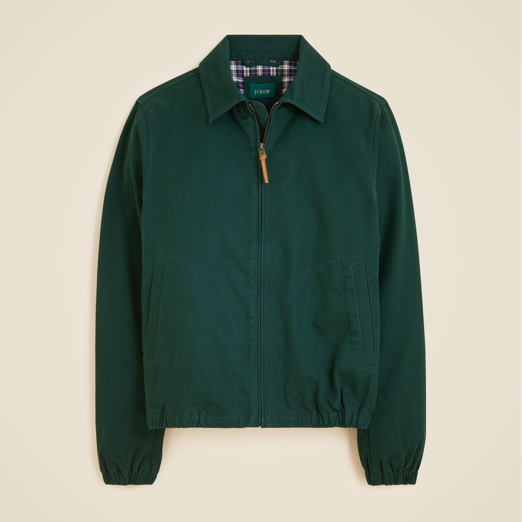 Harrington jacket in cotton twill Product Image