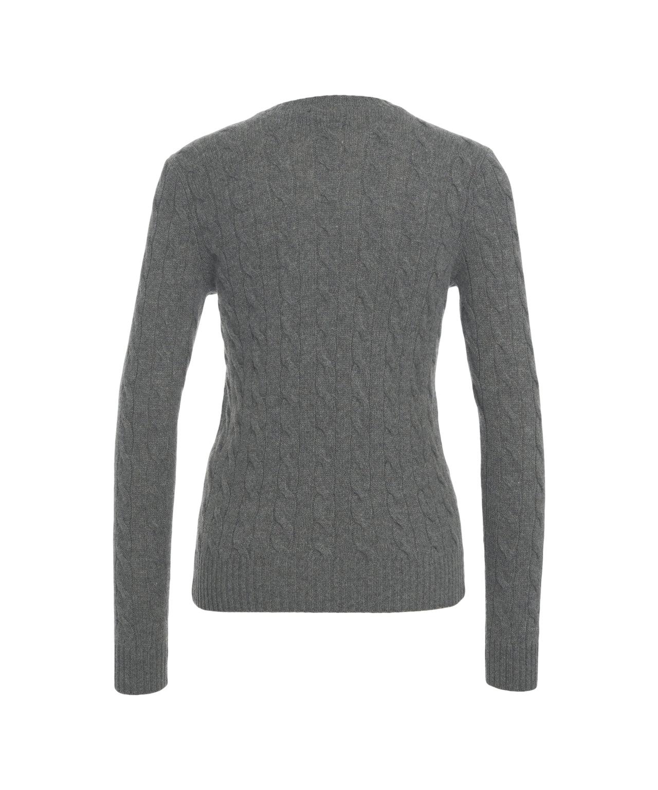 Sweater with cable knit pattern Product Image
