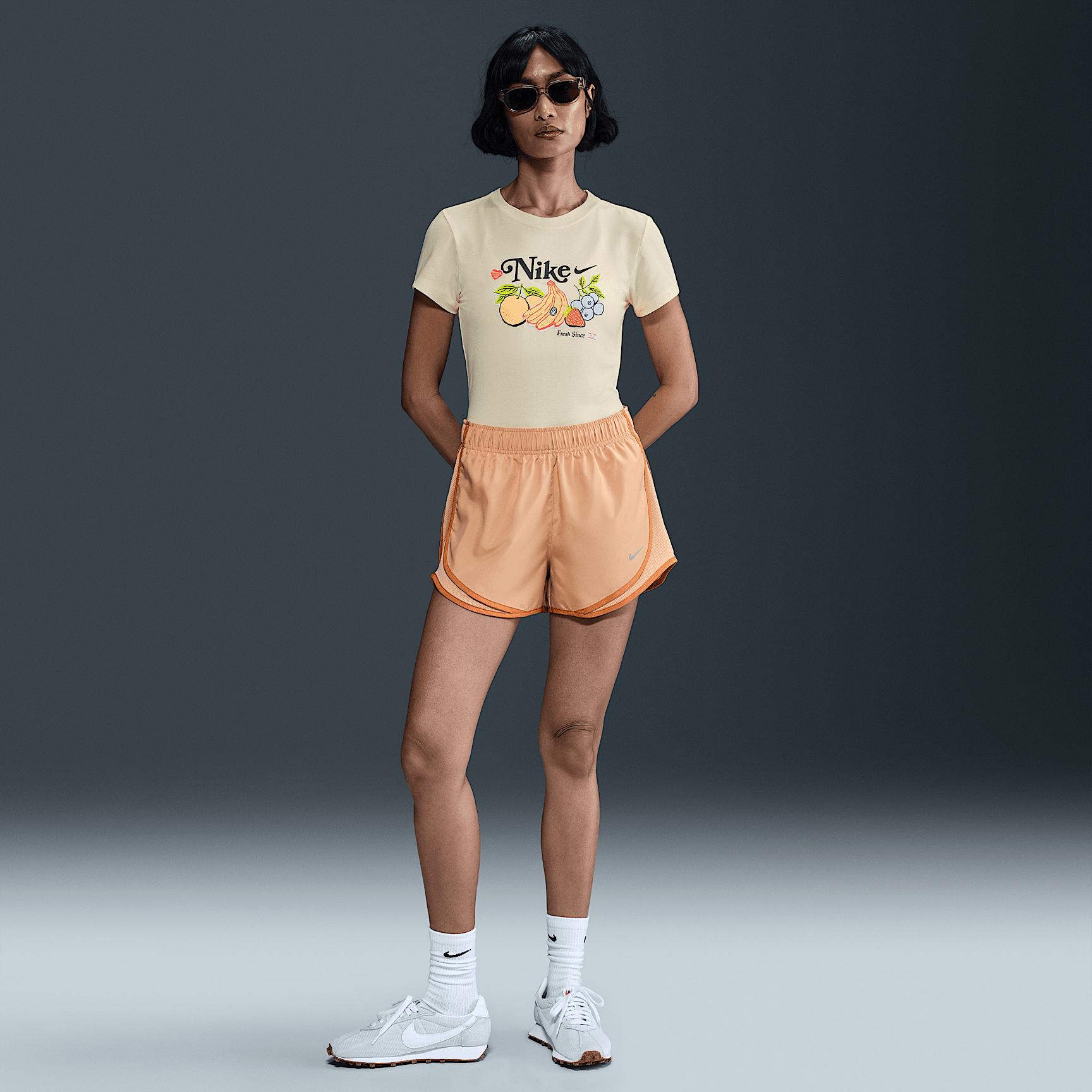 Womens Nike Sportswear Chill Knit Slim Cropped T-Shirt | HV6408-744 Product Image