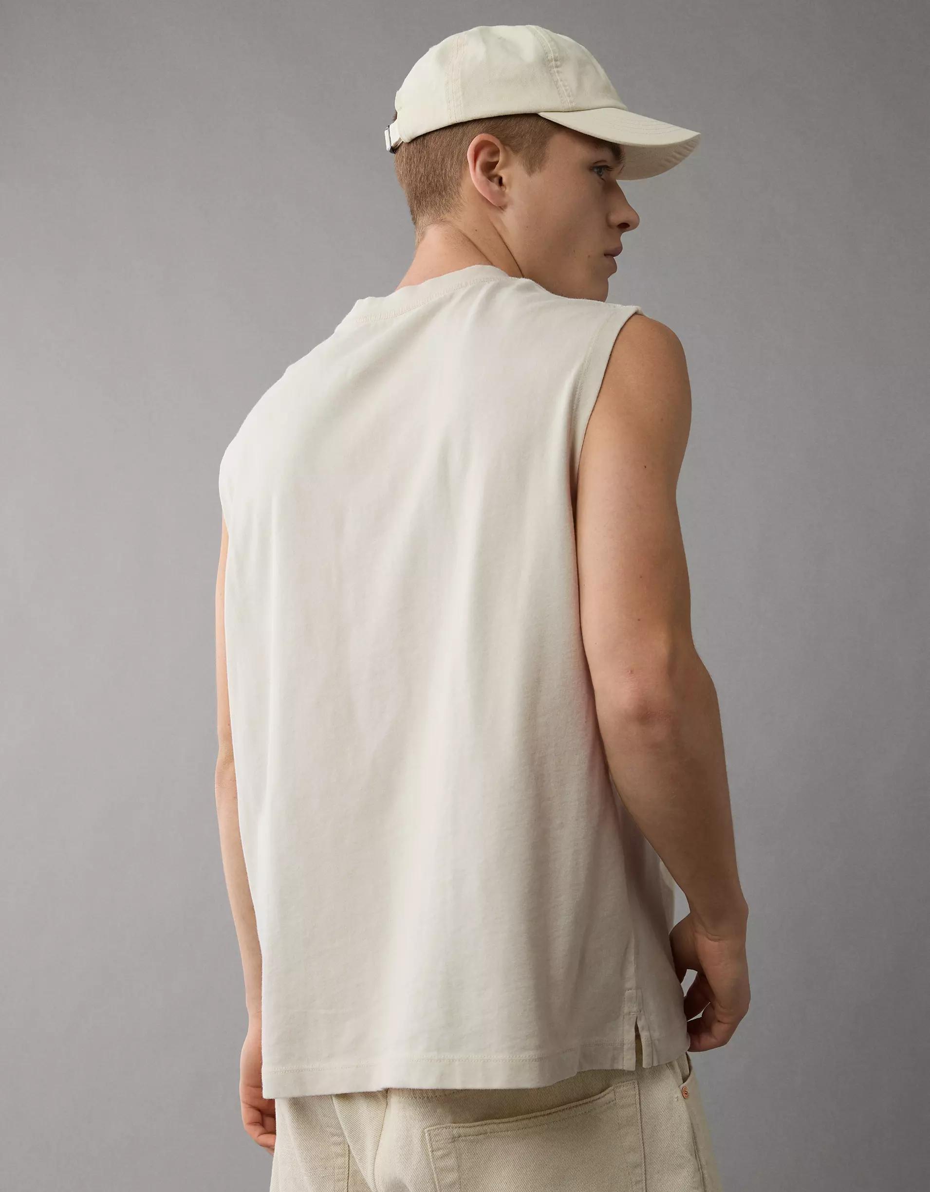 AE Boxy Sueded Jersey Tank Top Product Image