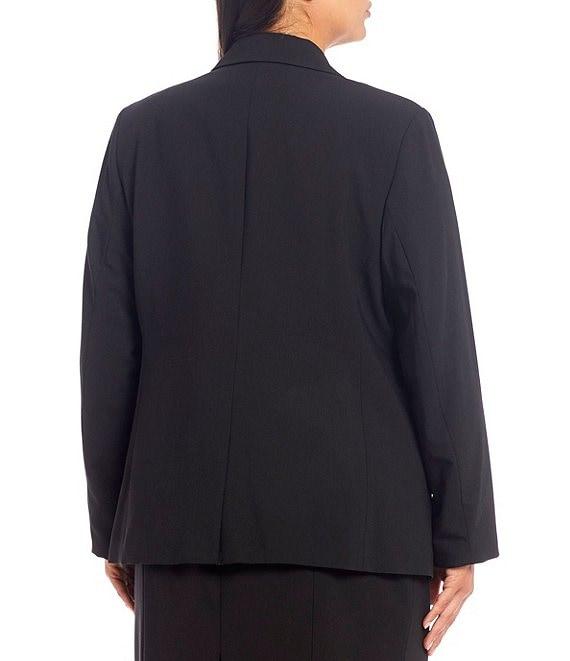 Calvin Klein Plus Size One-Button Front Jacket Product Image