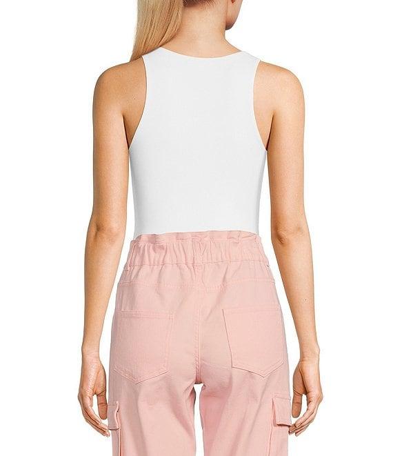 GB Knit High Neck Sleeveless Bodysuit Product Image