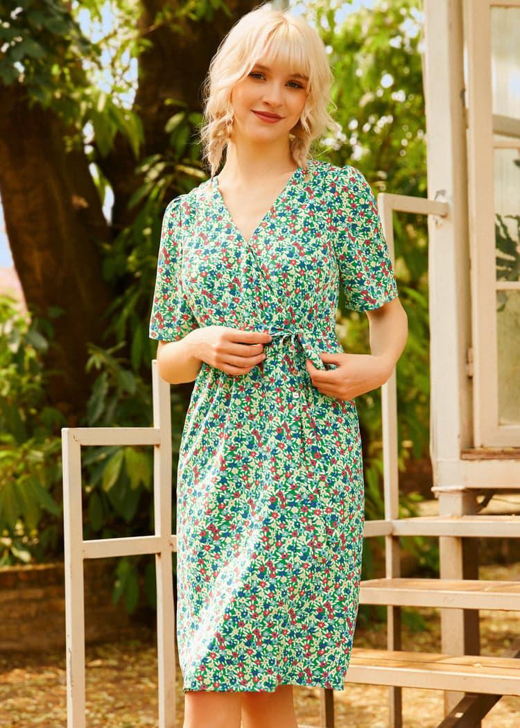 Petal & Promise Wrap Dress Product Image