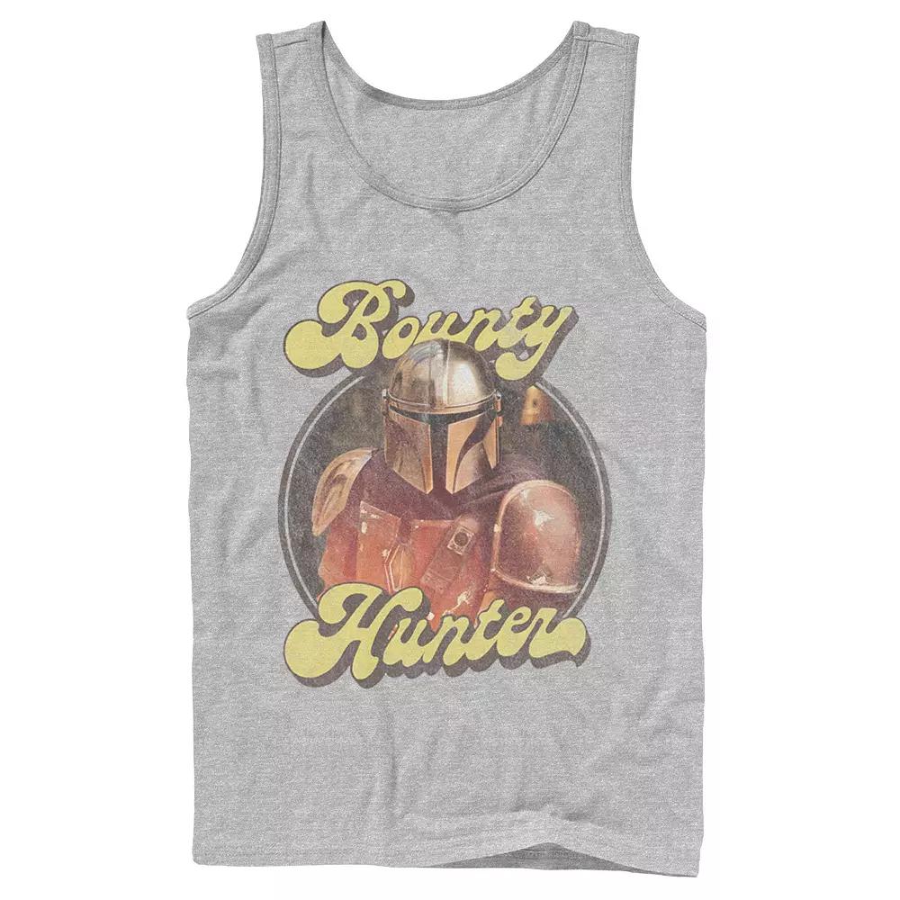 Men's Star Wars The Mandalorian Retro Bounty Hunter Tank Top,  Product Image