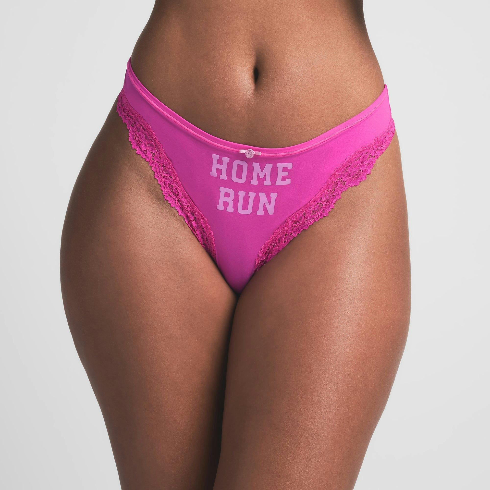 FITS EVERYBODY LACE THONG AND BIKINI 5-PACK | HOME RUN MULTI Product Image