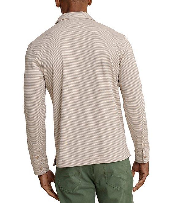 Southern Tide Sandy Cay Long Sleeve Polo Shirt Product Image