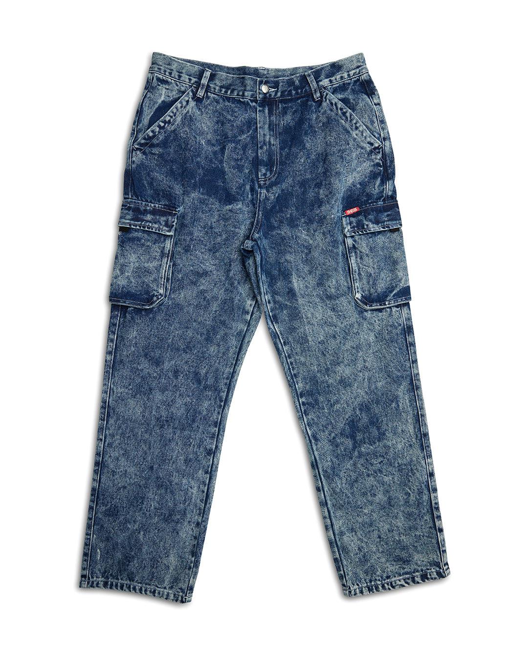 Burly Cargo Pant - Mid Indigo Product Image