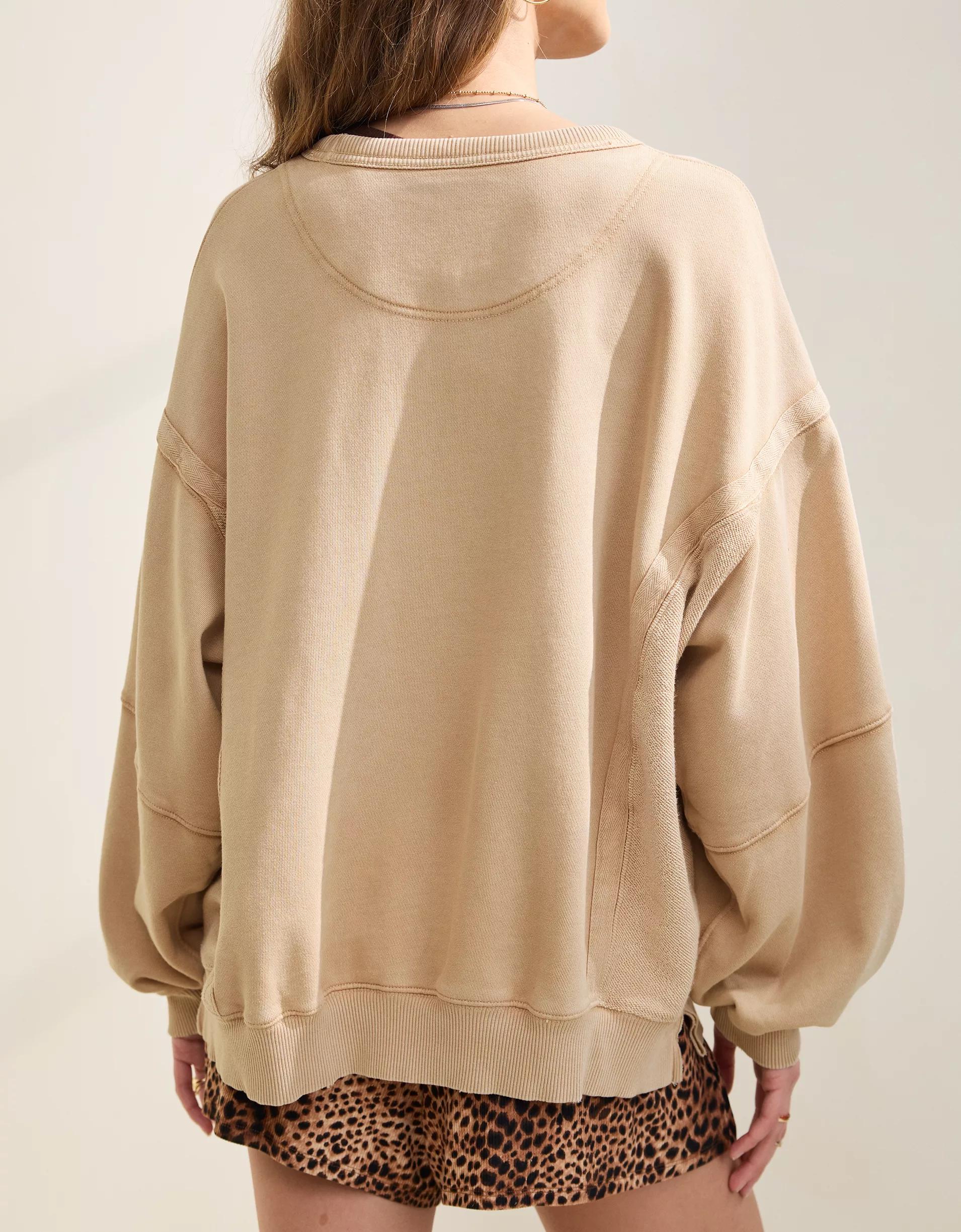 Aerie Keep It Light Crew Sweatshirt Product Image