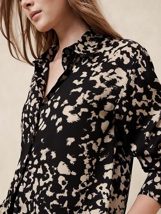 Classic Linen-Blend Shirt Product Image