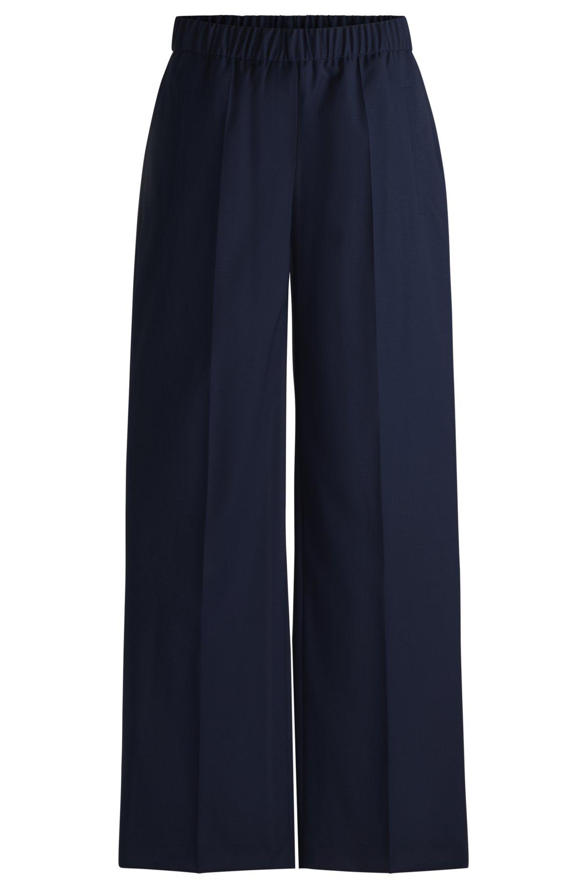 Relaxed-fit trousers in wool Product Image