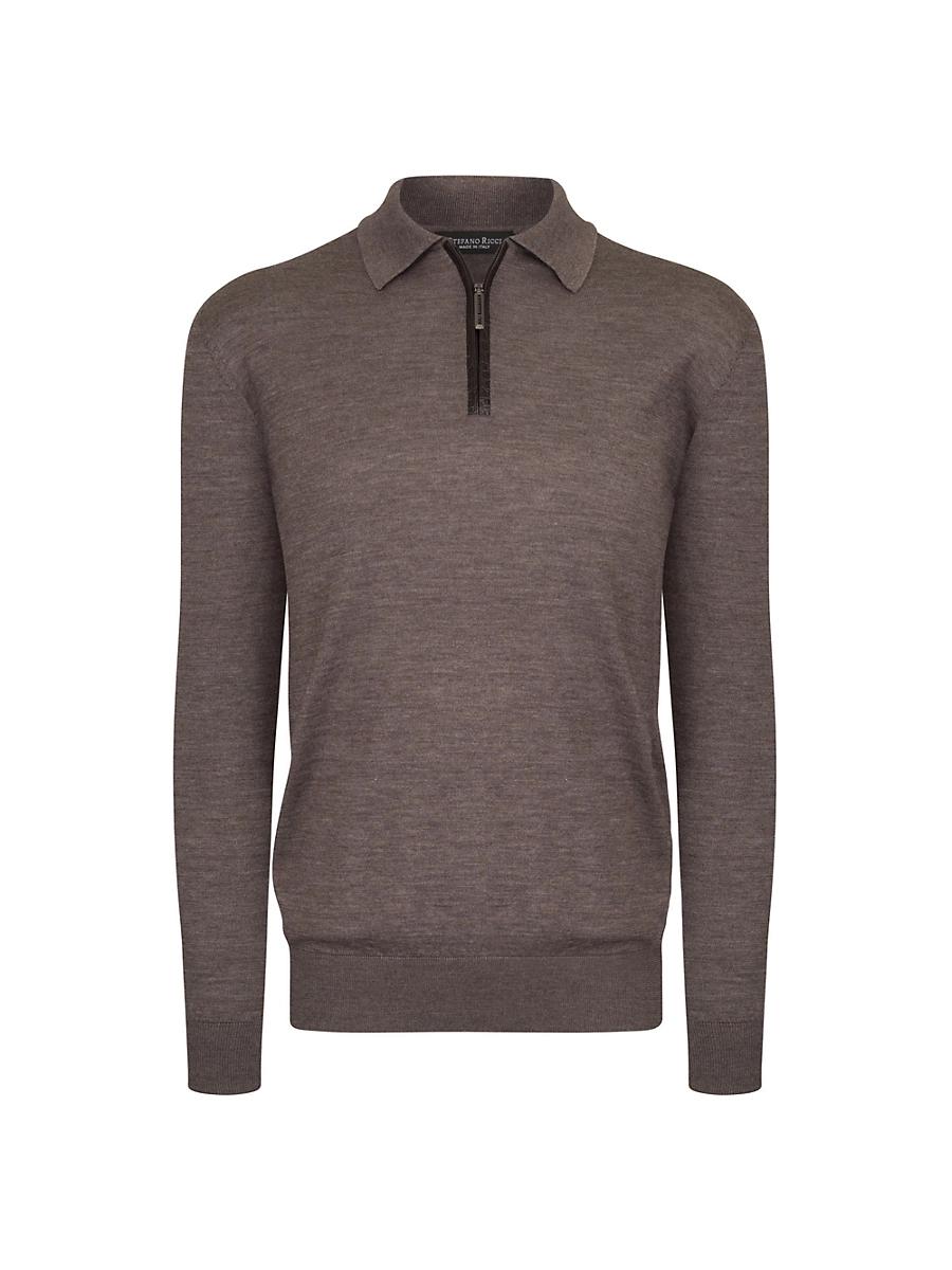 Mens Polo Sweater Product Image