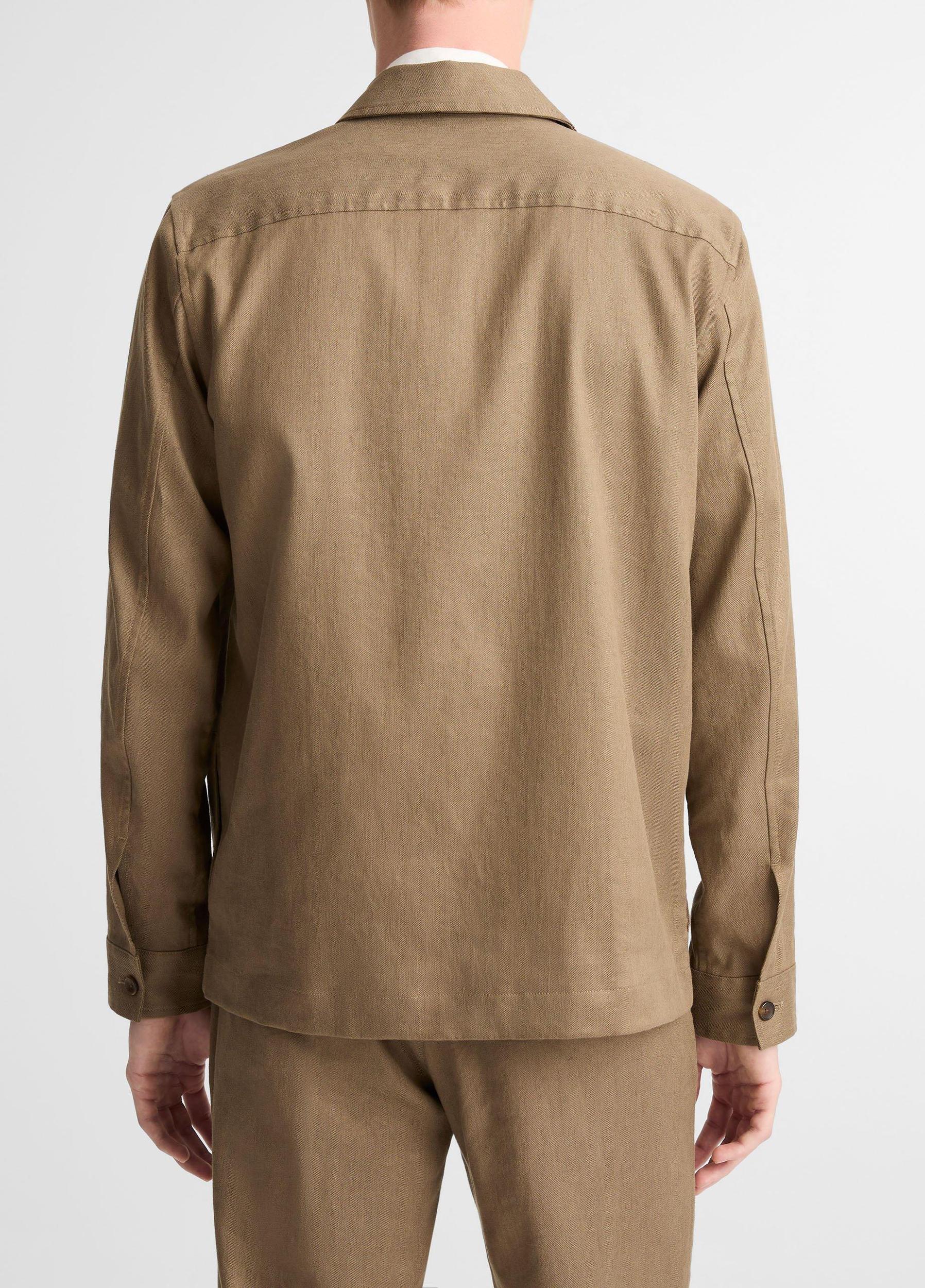 Italian Linen-Cotton Chore Coat Product Image