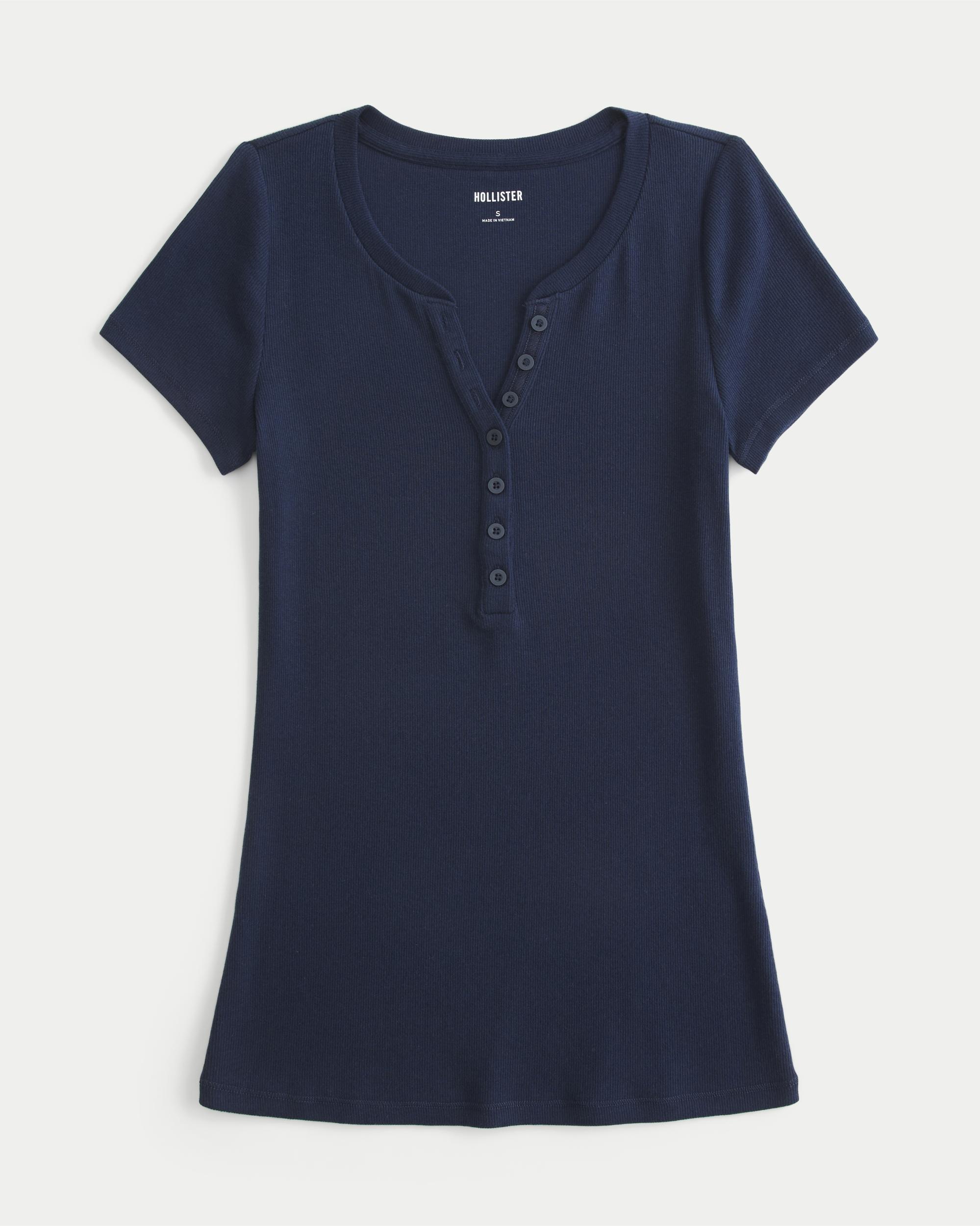 Short-Sleeve Henley Product Image