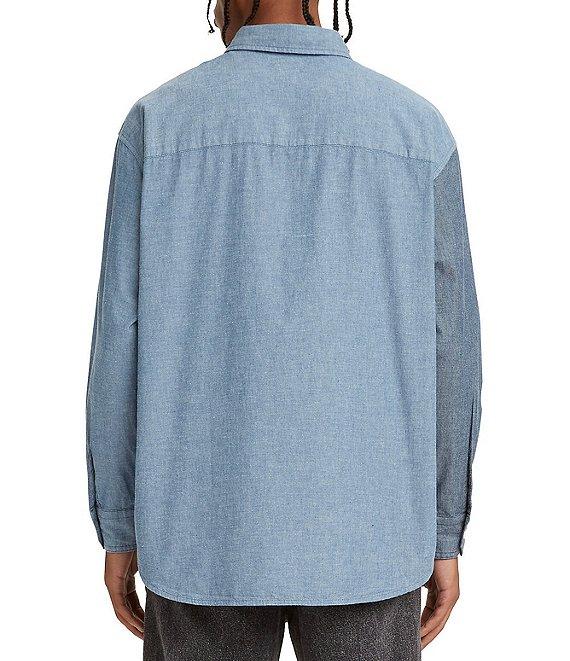Levi's® Slouchy Pieced Chambray Button Down Shirt Product Image