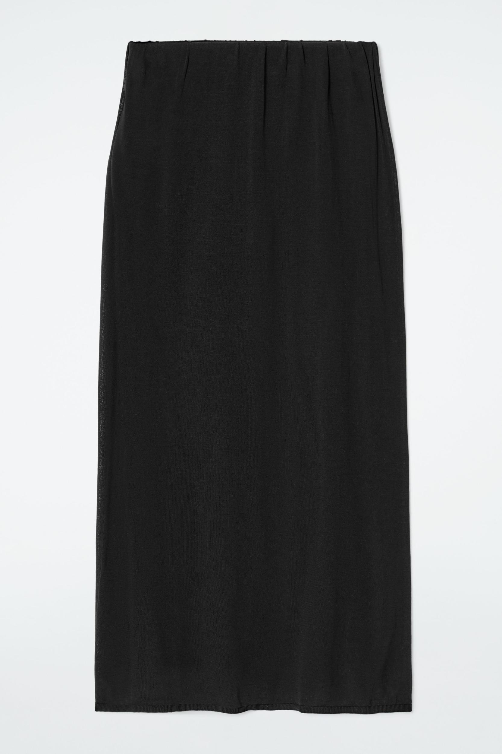 SHEER KNITTED SKIRT Product Image