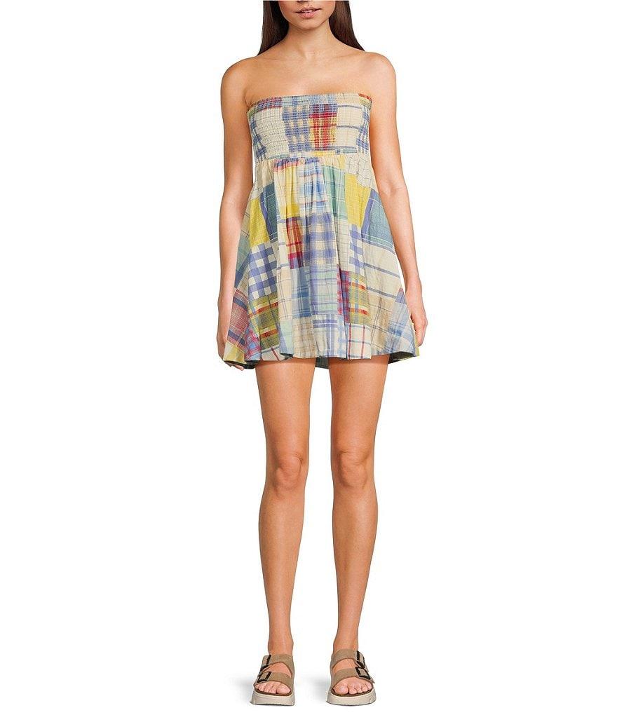 BDG Urban Outfitters Aurora Sleevleess Patchwork Minidress Product Image