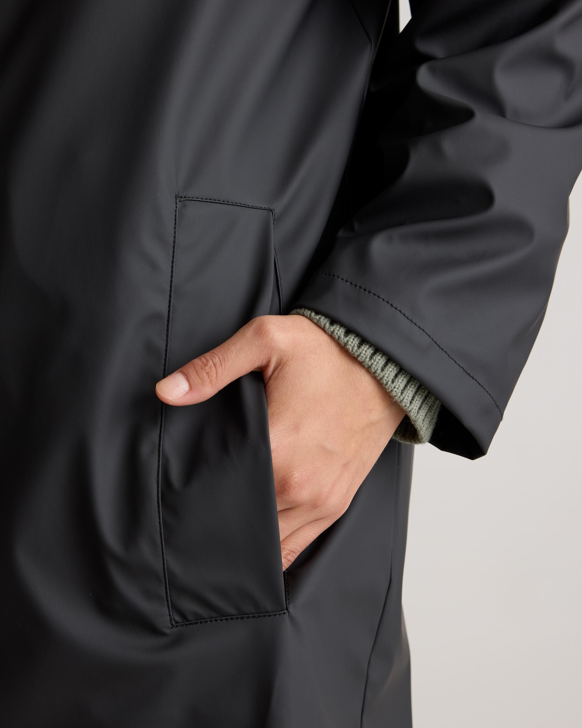 Quince | Women's Waterproof Rubberized Long Rain Jacket Size XS, Recycled Polyester Product Image