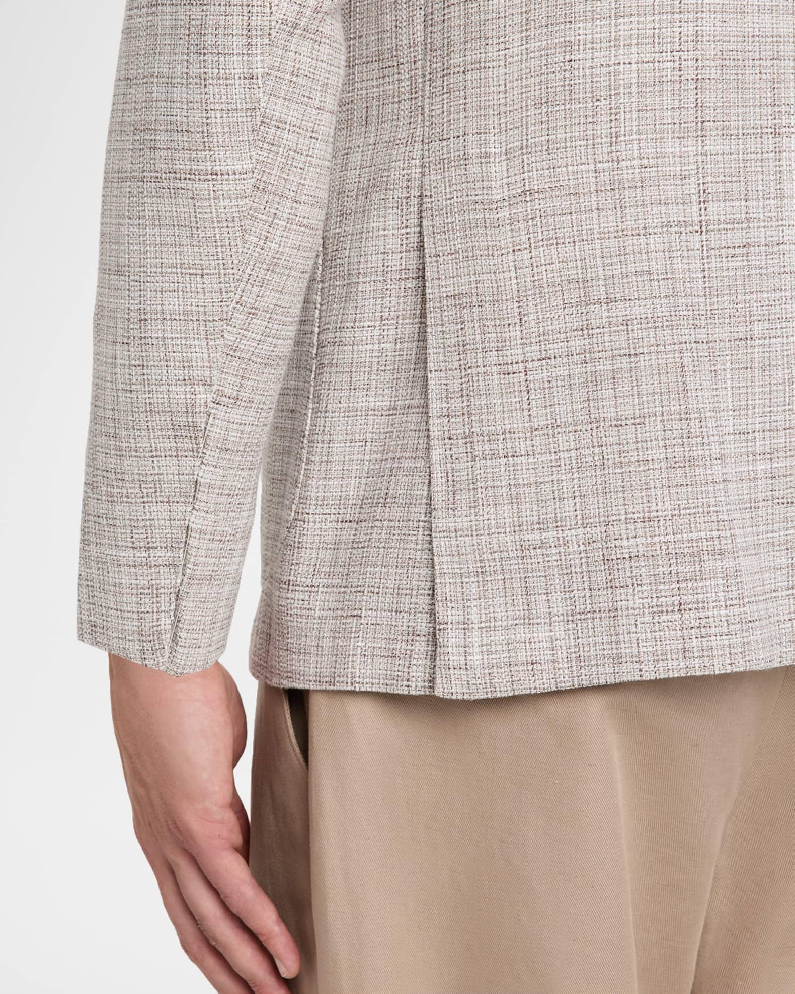 Men's Basketweave Single-Breasted Sport Coat Product Image