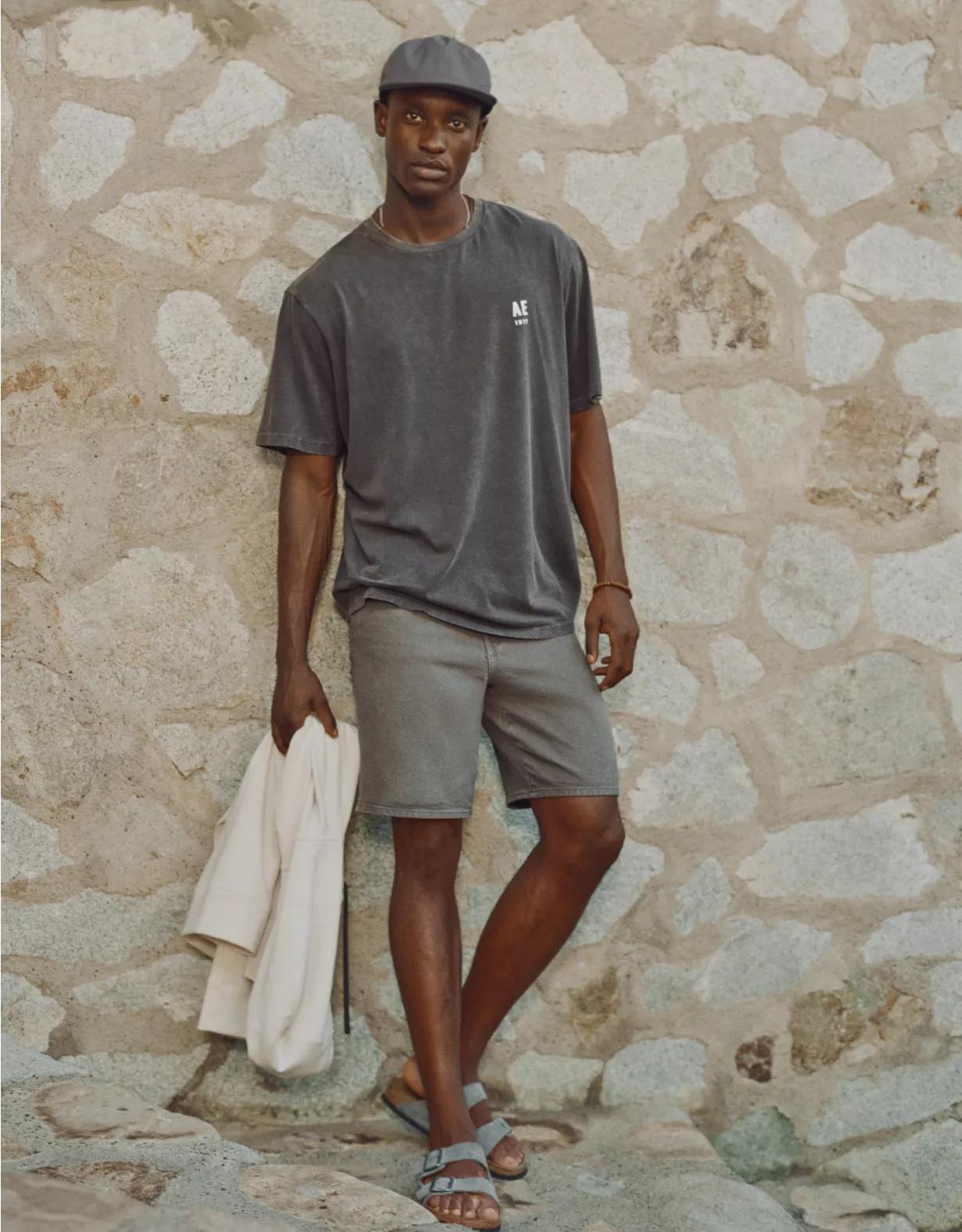 AE 9" EasyFlex Loose Denim Short Product Image