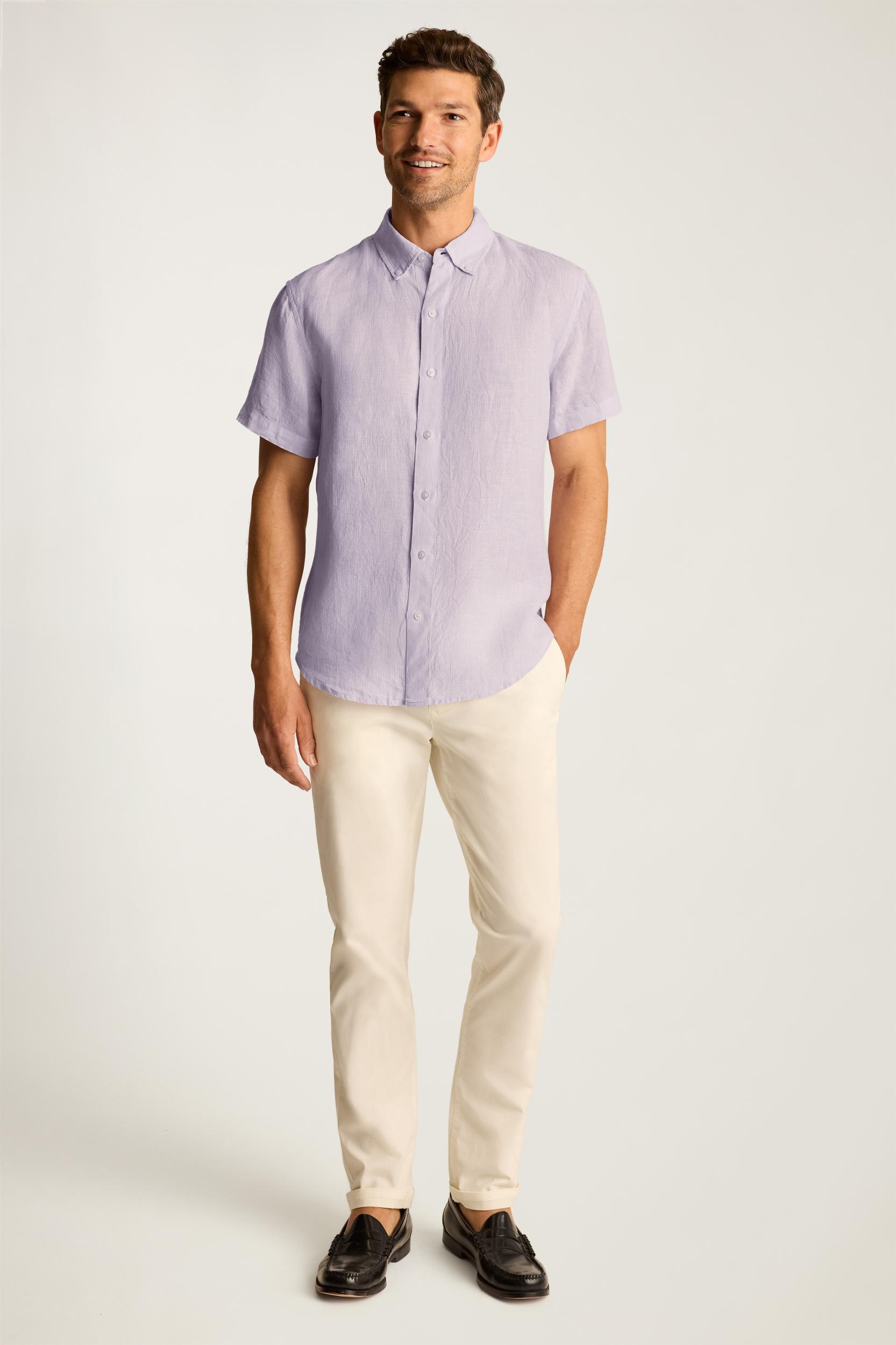 Riviera Linen Short Sleeve Shirt Product Image