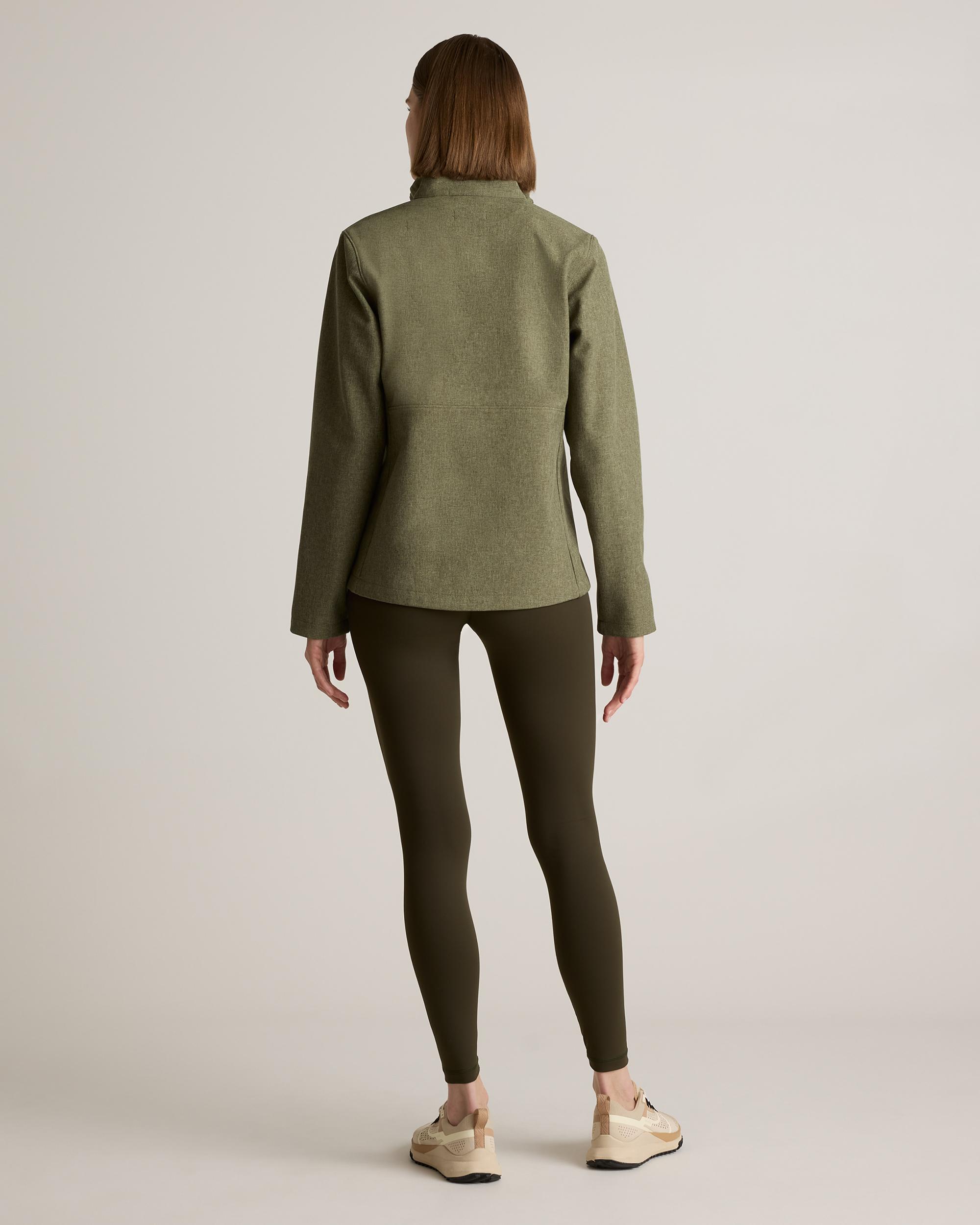 Quince | Women's Softshell Fleece-Lined Full-Zip Jacket Recycled Polyester Product Image