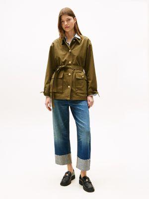 Water-Repellent Belted Field Jacket Product Image