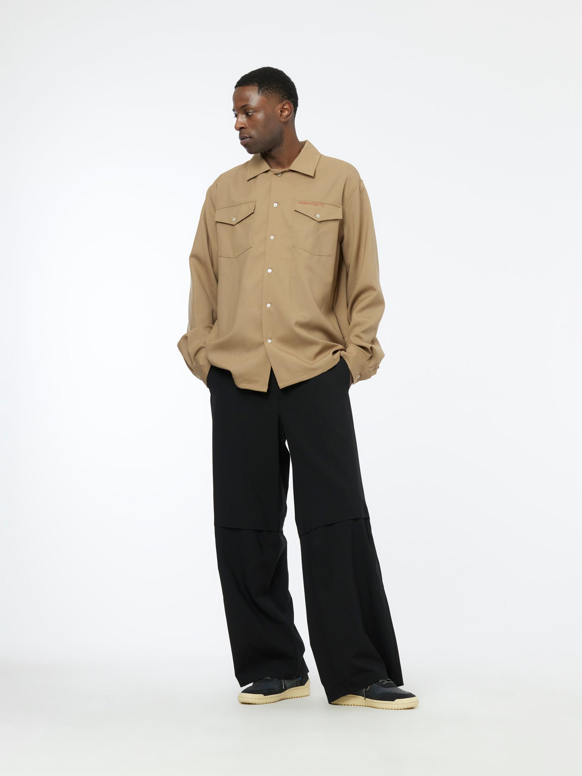 Long Sleeve Shirt - Relaxed Fit (Biscuit) Product Image