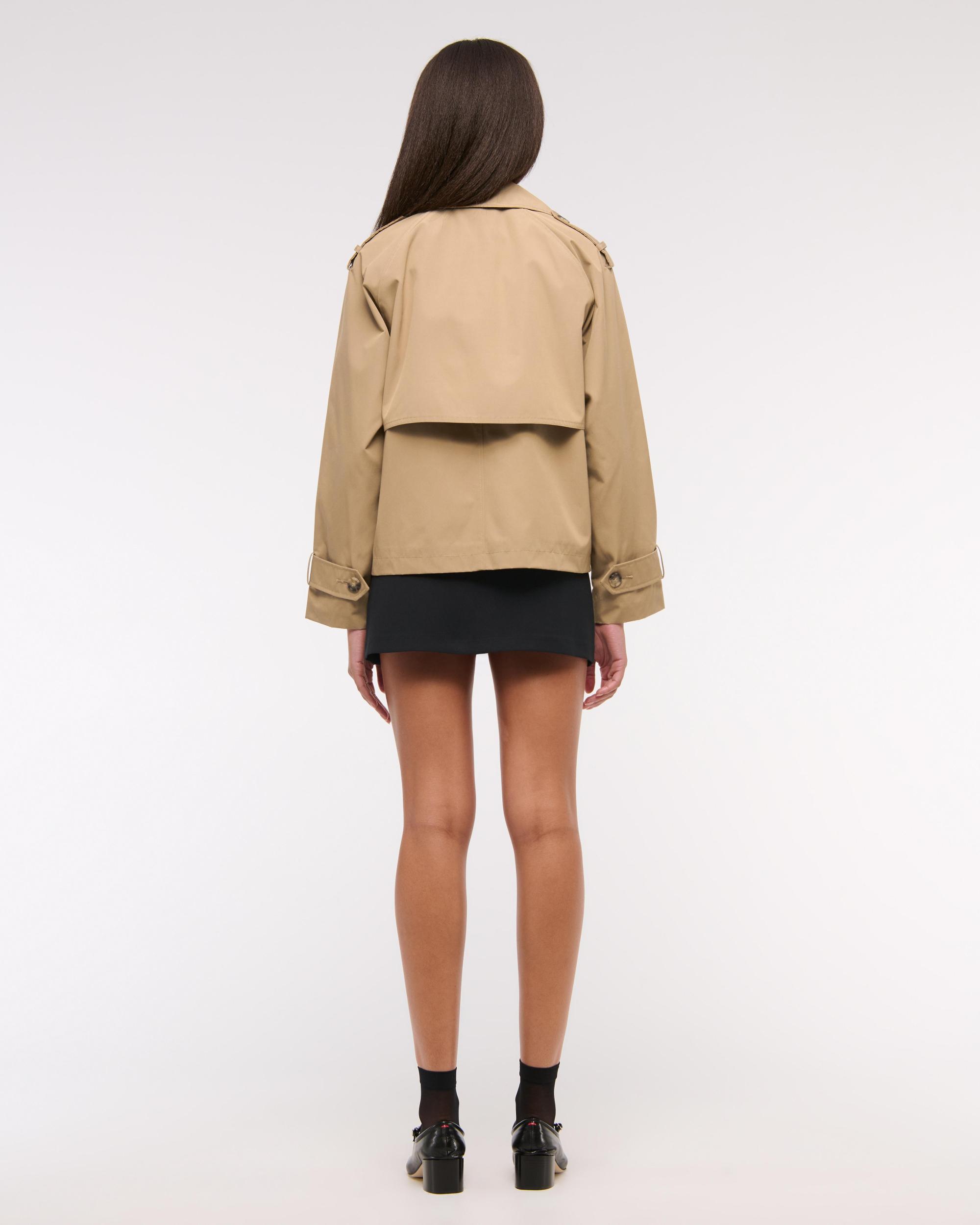 Relaxed Short Trench Coat Product Image