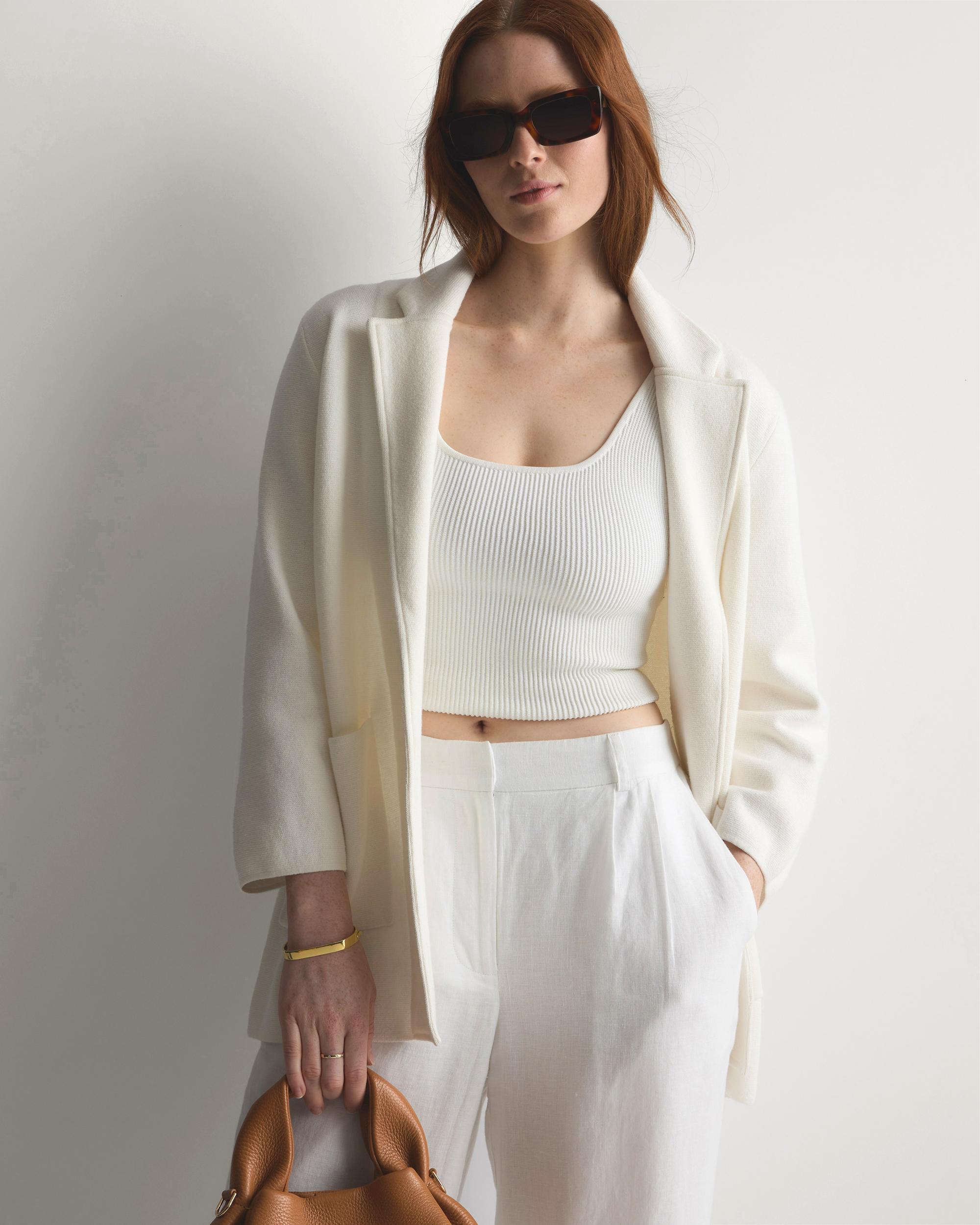 Quince | Women's Knit Blazer Organic Cotton Product Image