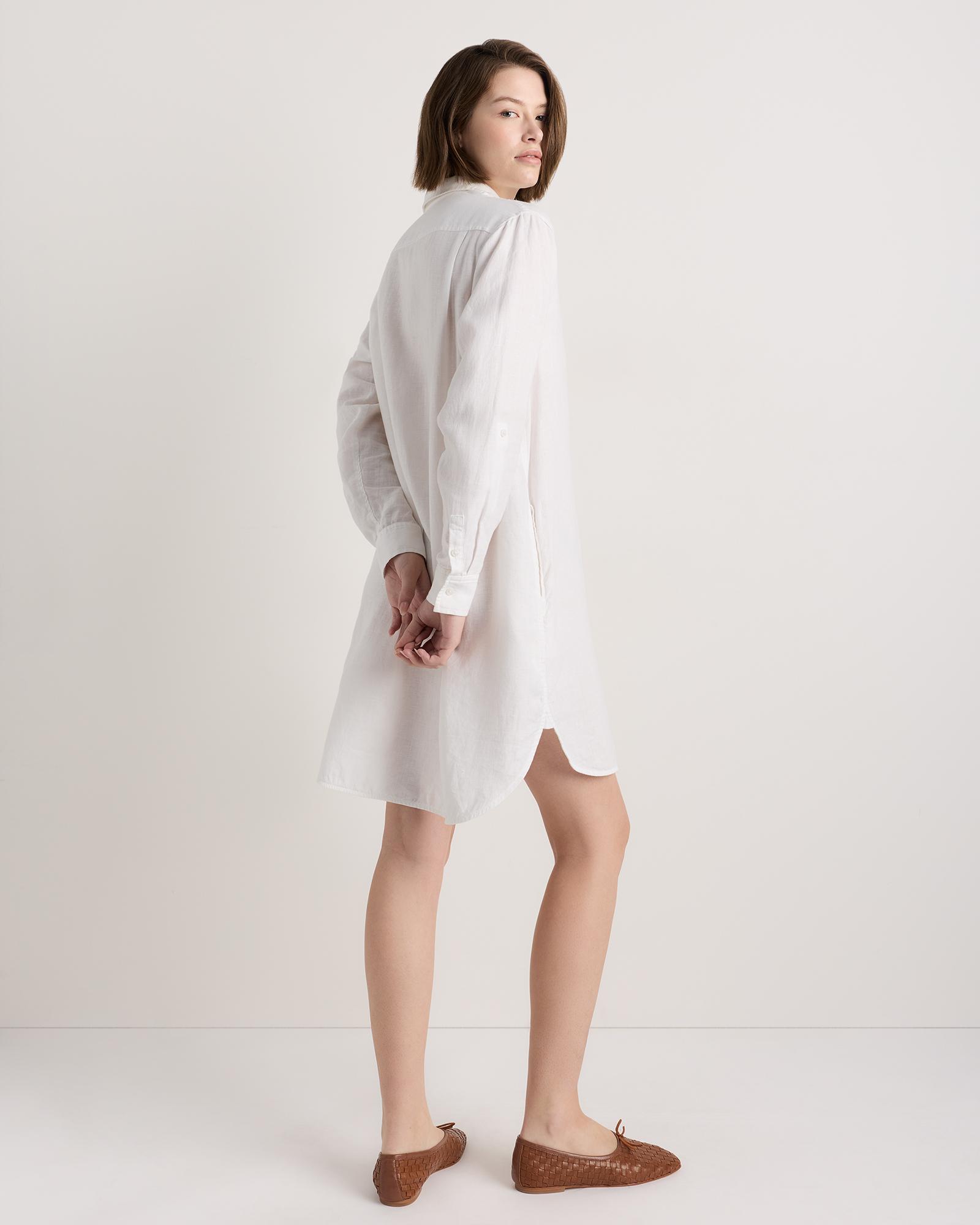 Quince | Women's 100% European Linen Shirt Dress Size XS, Organic Linen Product Image
