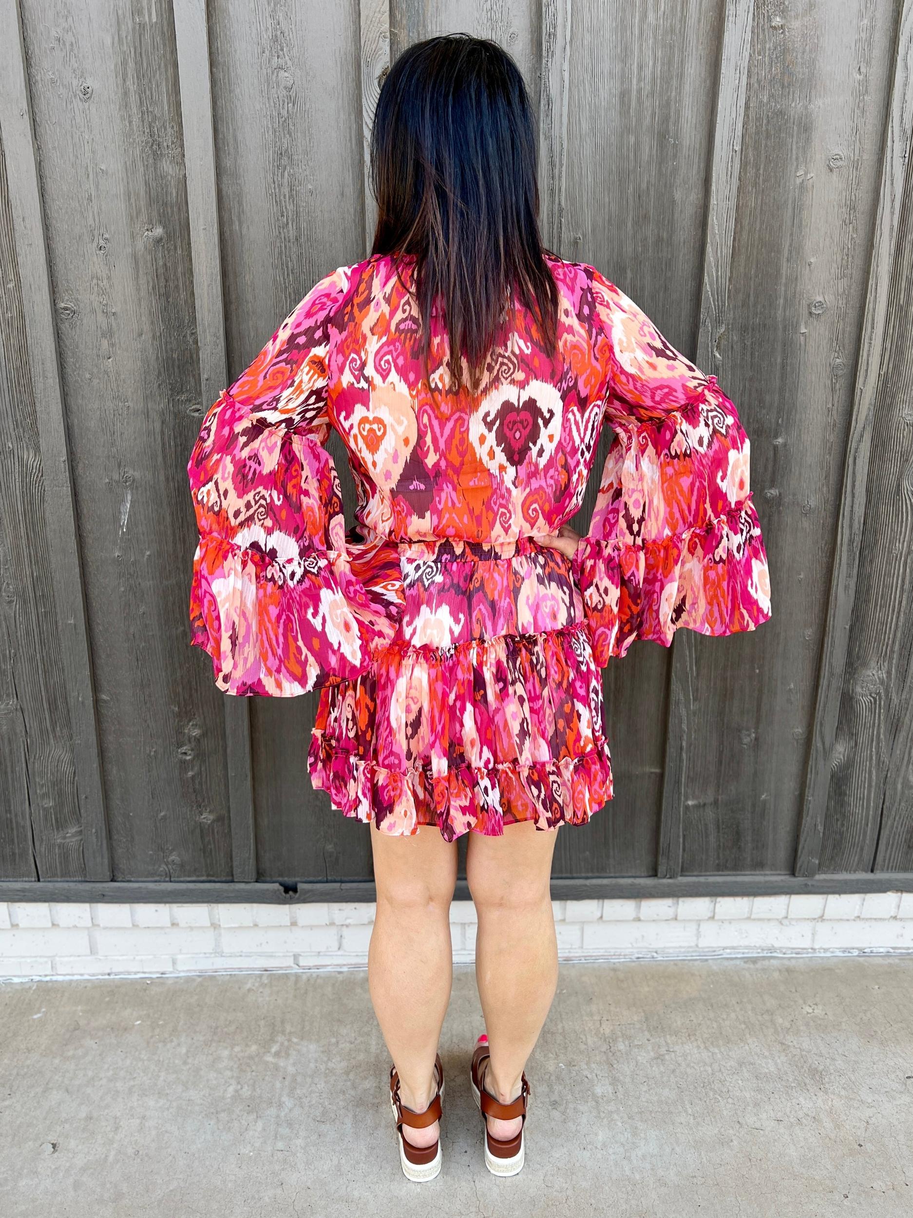 Pink Southern Bell Mini Dress* Product Image