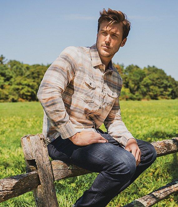 Flag and Anthem Campbell Long Sleeve Plaid Shirt Product Image