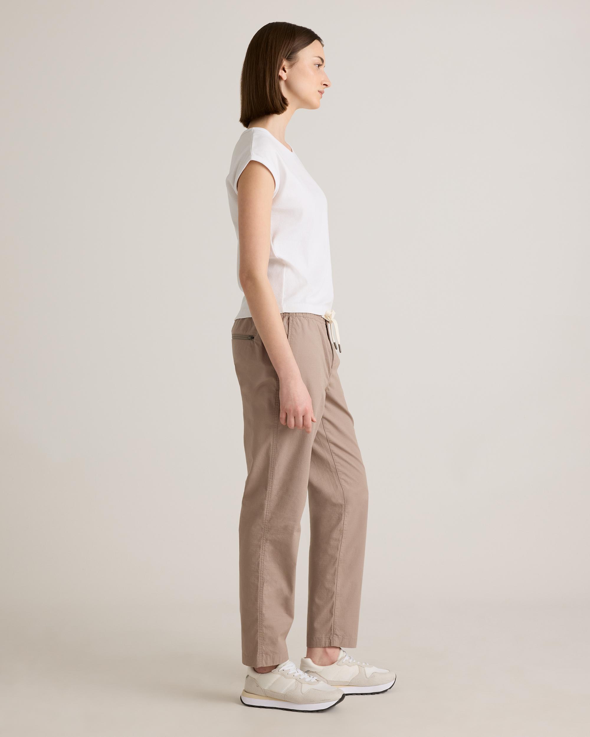 Quince | Women's Organic Stretch Ripstop Straight Pants Cotton Product Image