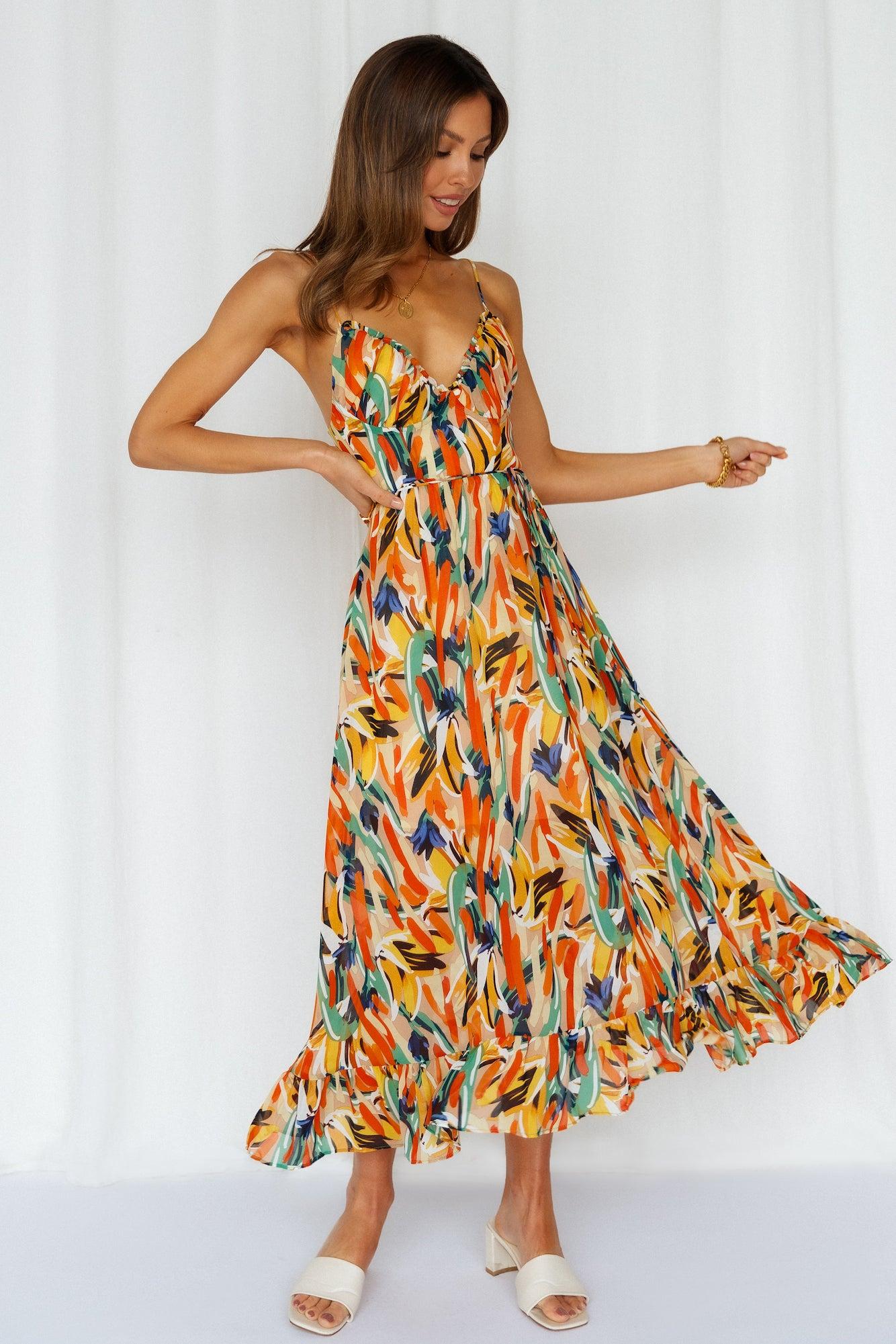 Lay It Out Midi Dress Green Product Image