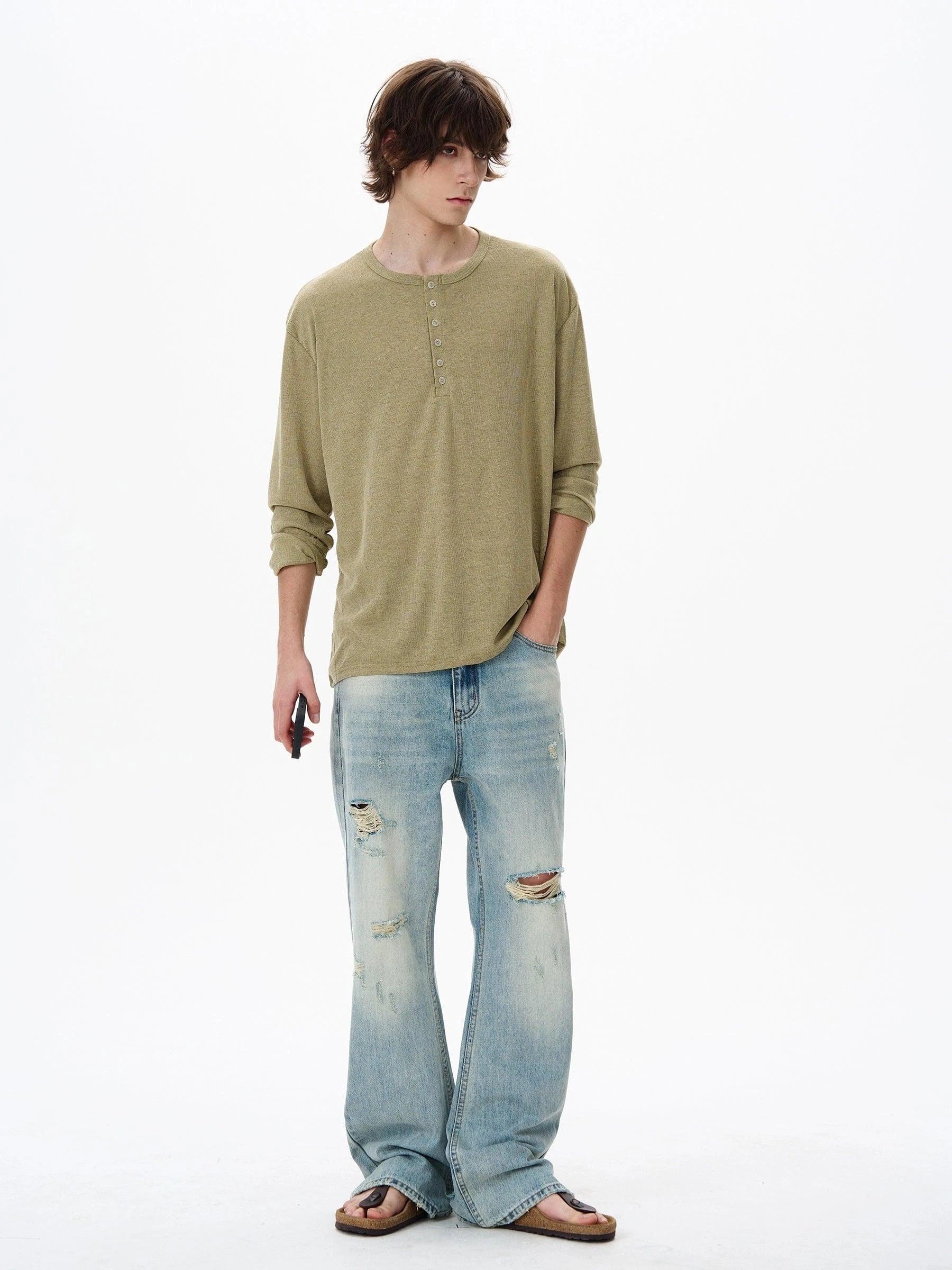 RT No. 18128 HENRY COLLAR LONGSLEEVE Product Image