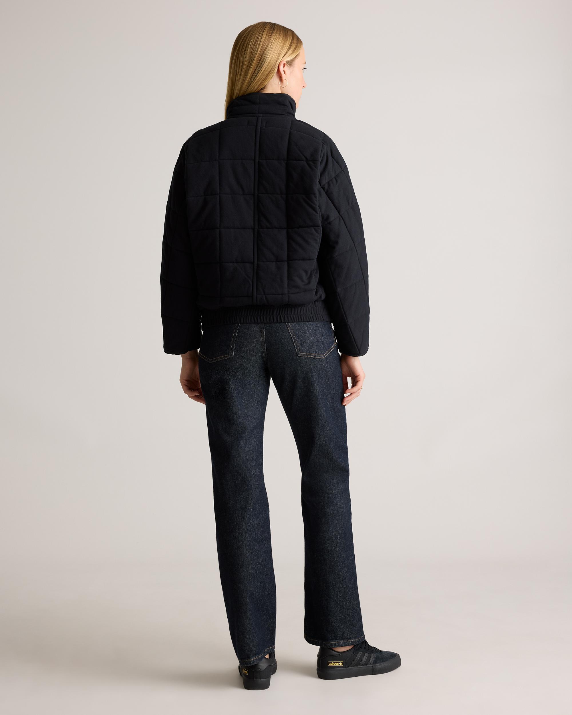 Quince | Women's Quilted Knit Jacket Organic Cotton Product Image