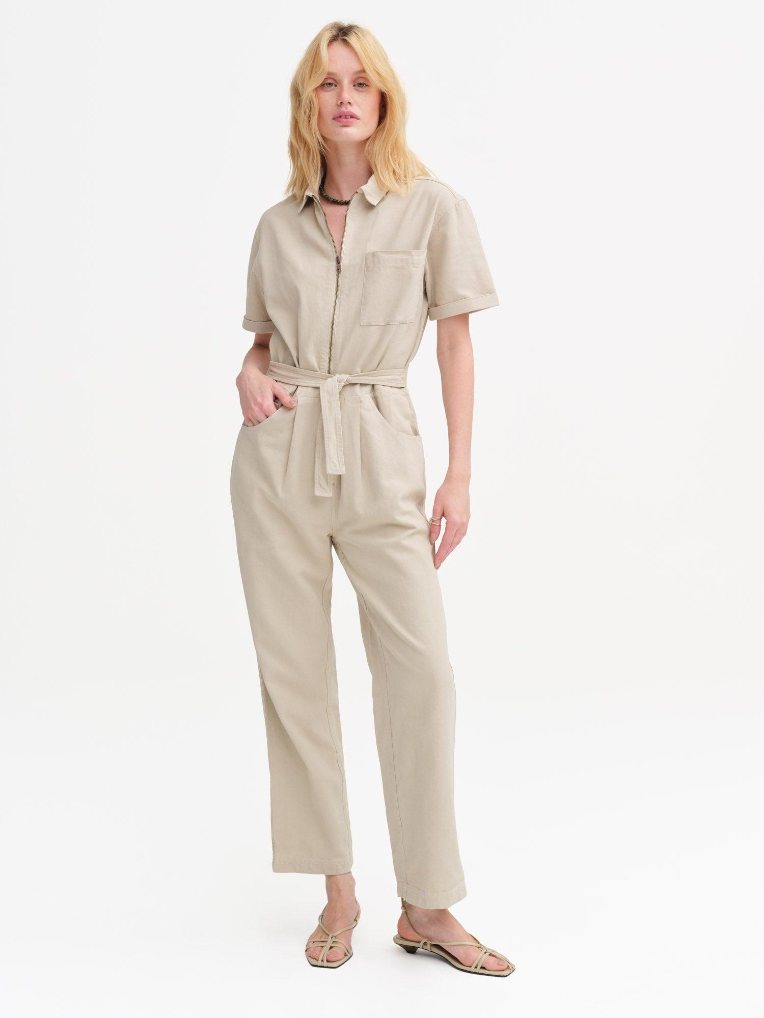 Organic Cotton Canvas Jumpsuit Female Product Image