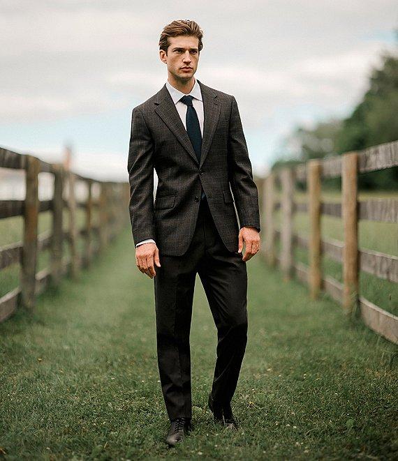 Hickey Freeman Classic Fit Plaid Pattern Sport Coat Product Image