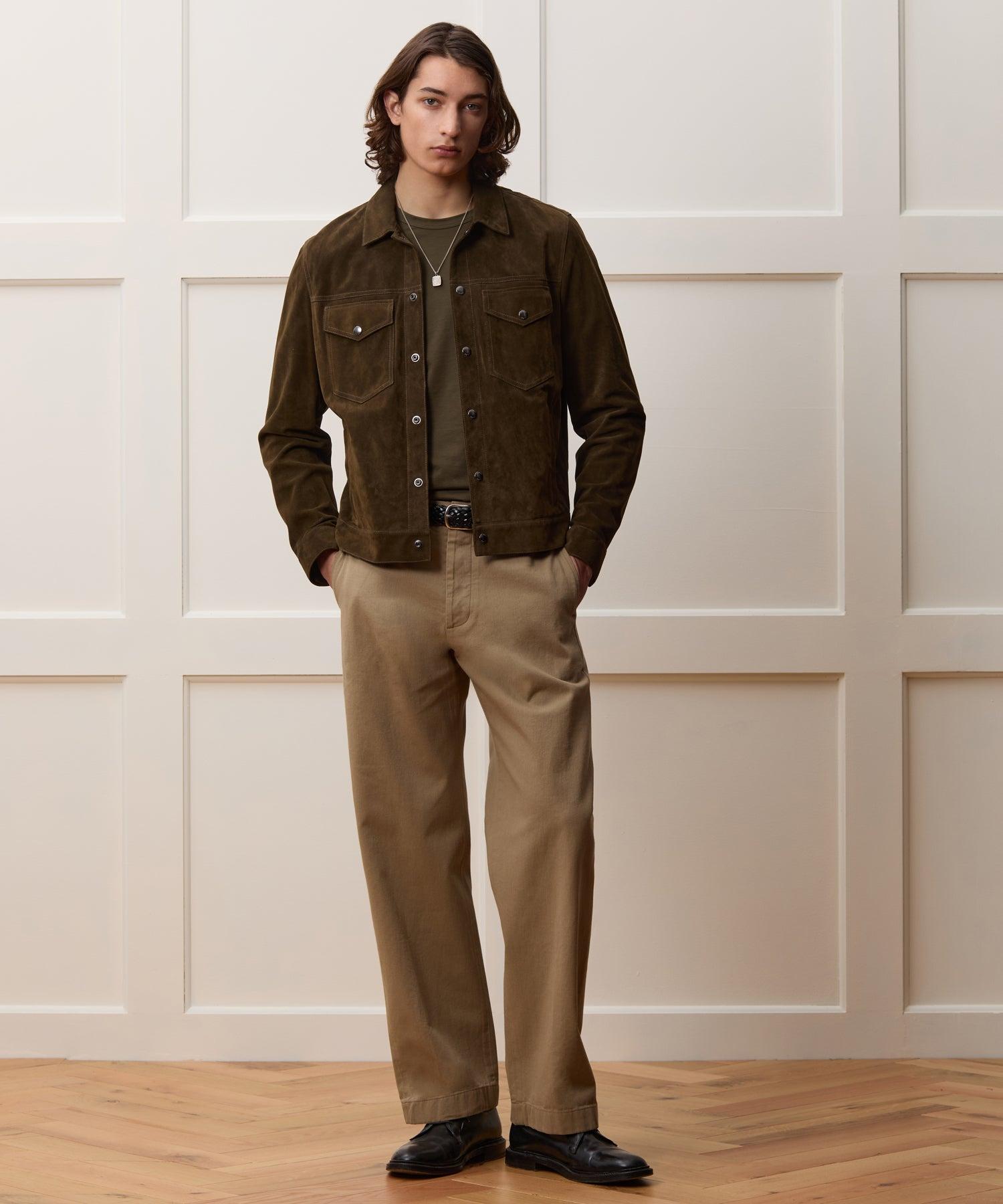 Italian Suede Dylan Jacket Product Image